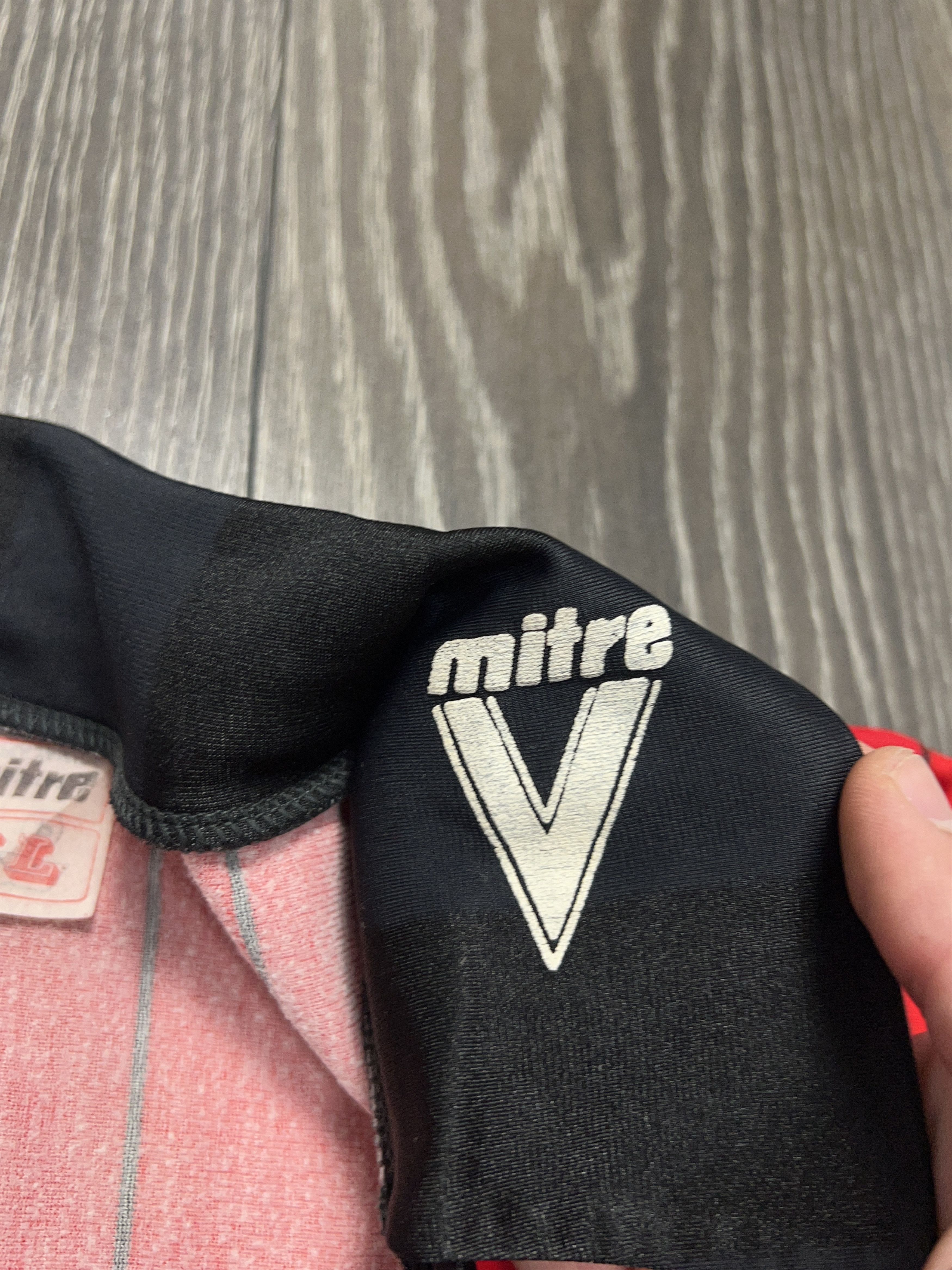 Other 1980s Mens Mitre #14 Vasalunds IF Football Shirt Jersey LS Size US XL / EU 56 / 4 - 7 Thumbnail
