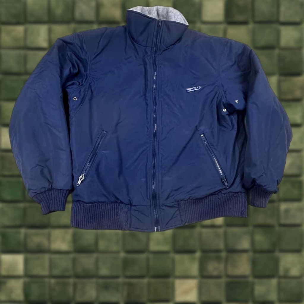 Eddie Bauer VINTAGE Eddie Bauer Jacket Mens Medium Tall Blue 80s Fleece Lined Made in USA Size US M / EU 48-50 / 2 - 1 Thumbnail