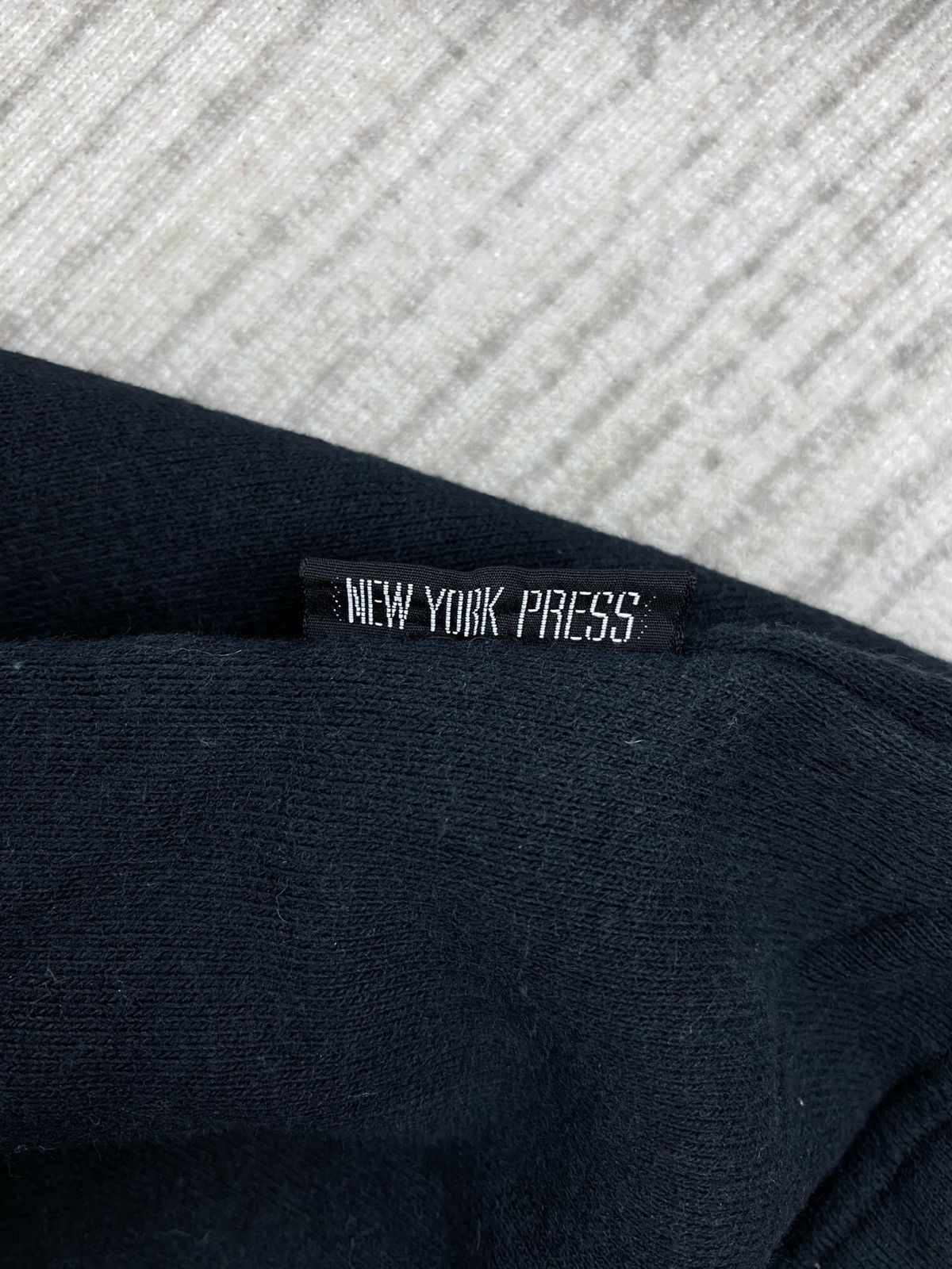 Product Of New York × Vintage Vintage New York Press Cropped Baggy Hoodie Sweatshirt Size US XL / EU 56 / 4 - 8 Thumbnail