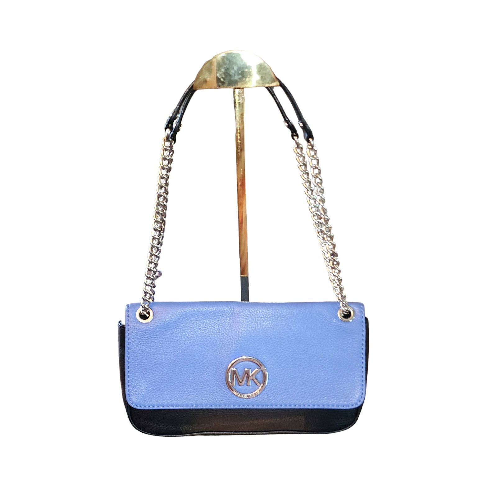 Michael Kors Michael Kors Fulton Small Shoulder Flap bag blue black Size ONE SIZE - 1 Thumbnail