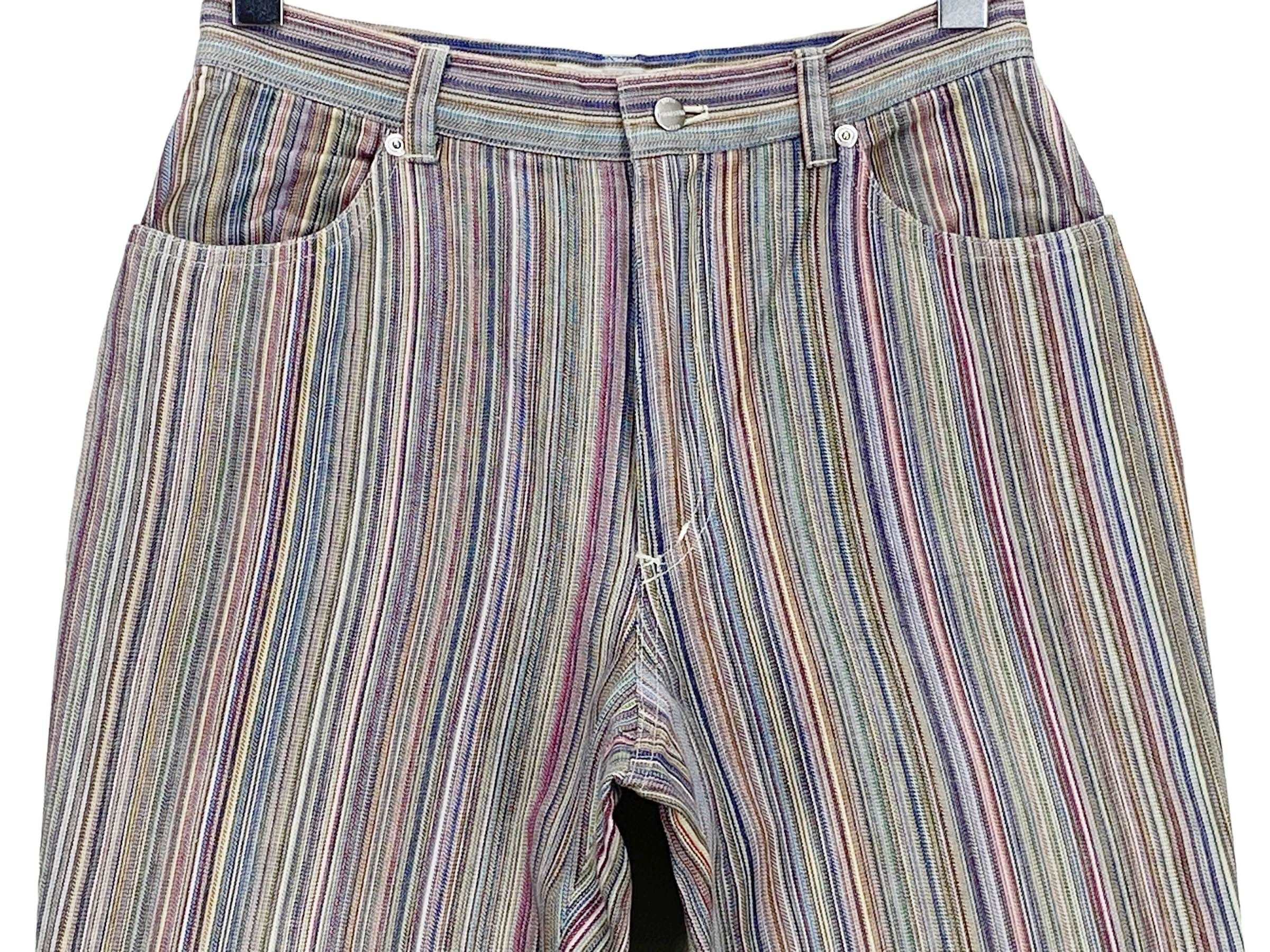 Japanese Brand Vert Dense Jeans Stripes Hickory Jeans Size US 26 / EU 42 - 3 Thumbnail