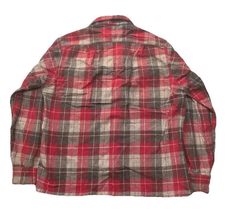 Japanese Brand × Pendleton × Vintage 50’s Pendleton Board Shirt Loop Collar Plaid Wool Flannel Size US M / EU 48-50 / 2 - 7 Thumbnail