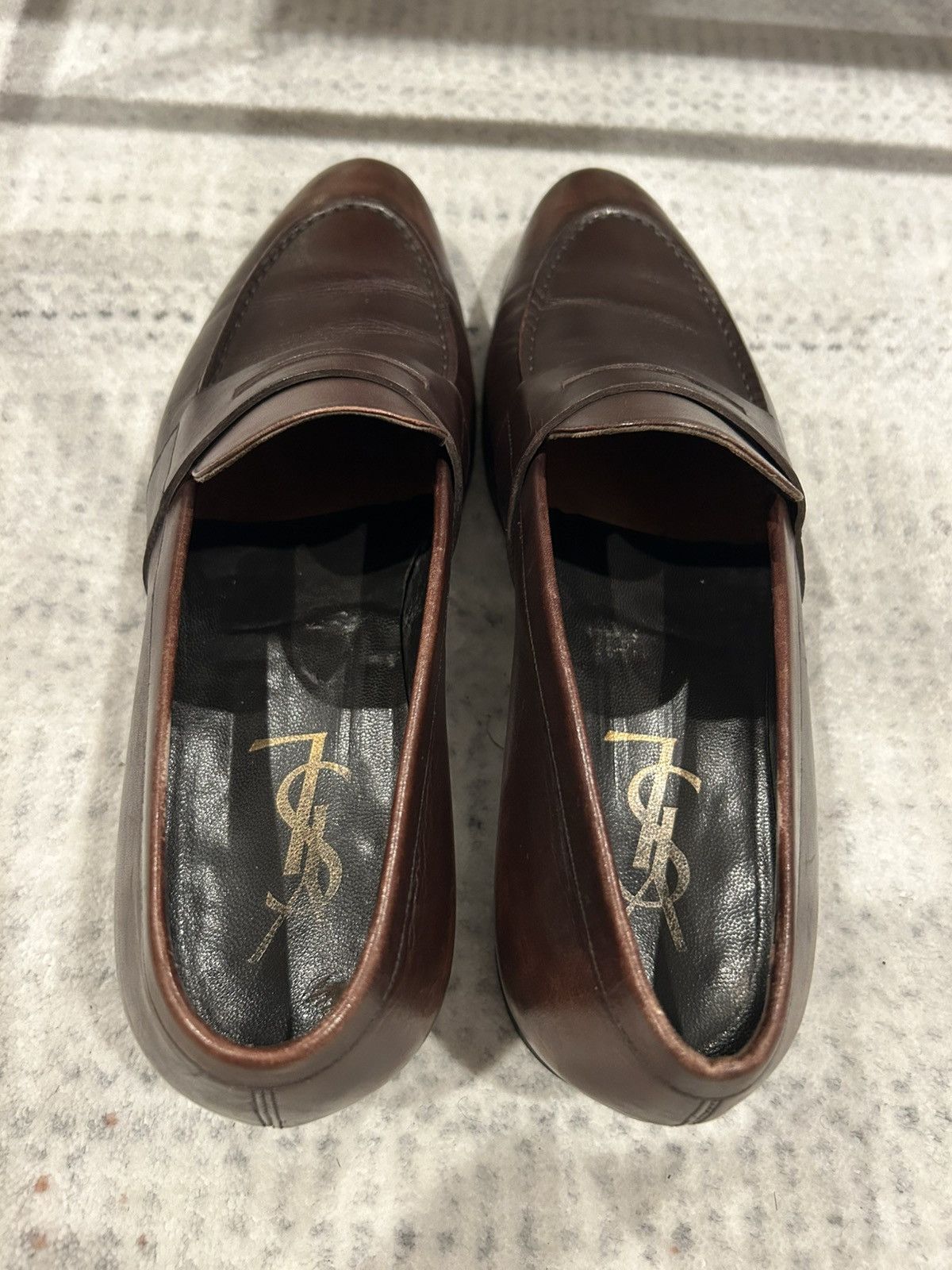 Yves Saint Laurent Yves Saint Laurent - Brown Dress Shoes Size US 9 / EU 42 - 6 Thumbnail