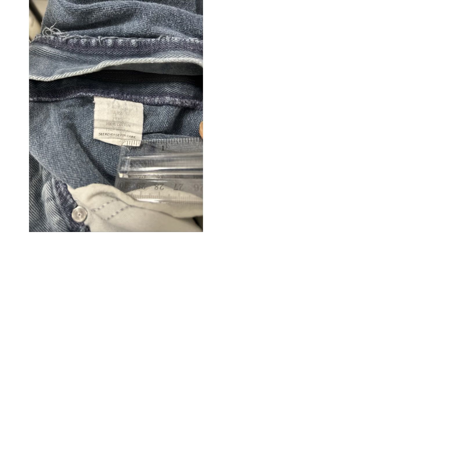 Vintage VINTAGE LL Bean Double L Jeans Mens 36x26 Blue Comfort Waist Made in USA Size US 36 / EU 52 - 9 Thumbnail