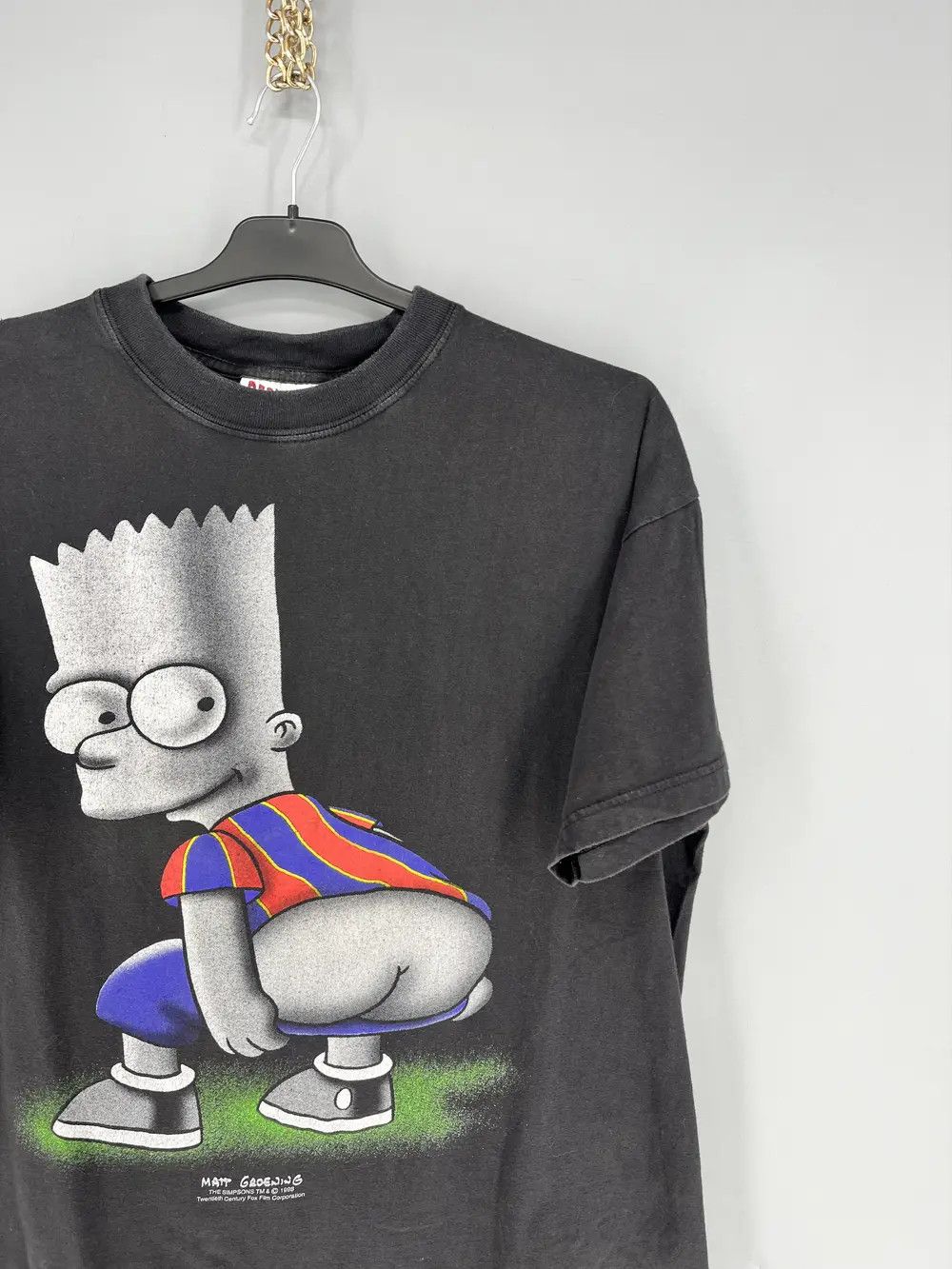 Vintage Vintage Bart Simpson 1998 Matt Groening Boxy Fit Redwood But Size US XL / EU 56 / 4 - 5 Thumbnail