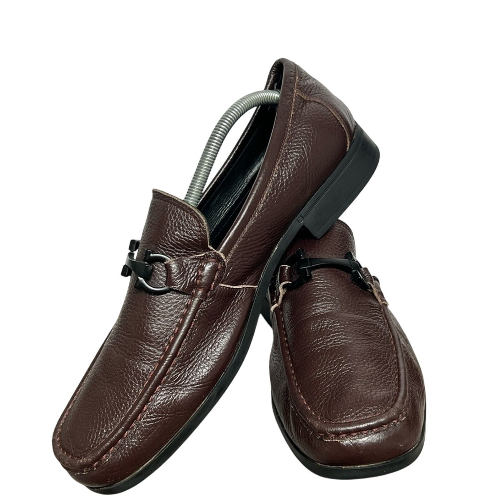 Salvatore Ferragamo SALVATORE FERRAGAMO Gancini Horse Bit Driving Loafers 44 Size US 10 / EU 43 - 4 Thumbnail