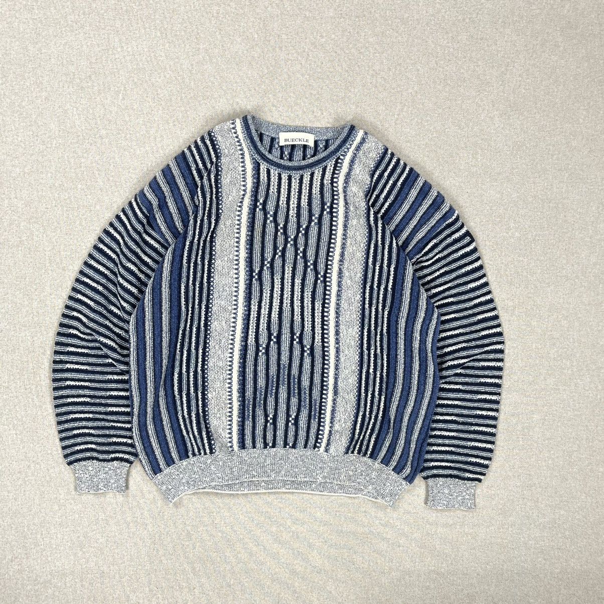 Coogi × Vintage VINTAGE COOGI / COLUCCI STYLE SWEATER CABLE KNIT STRUCTURE Size US M / EU 48-50 / 2 - 2 Thumbnail