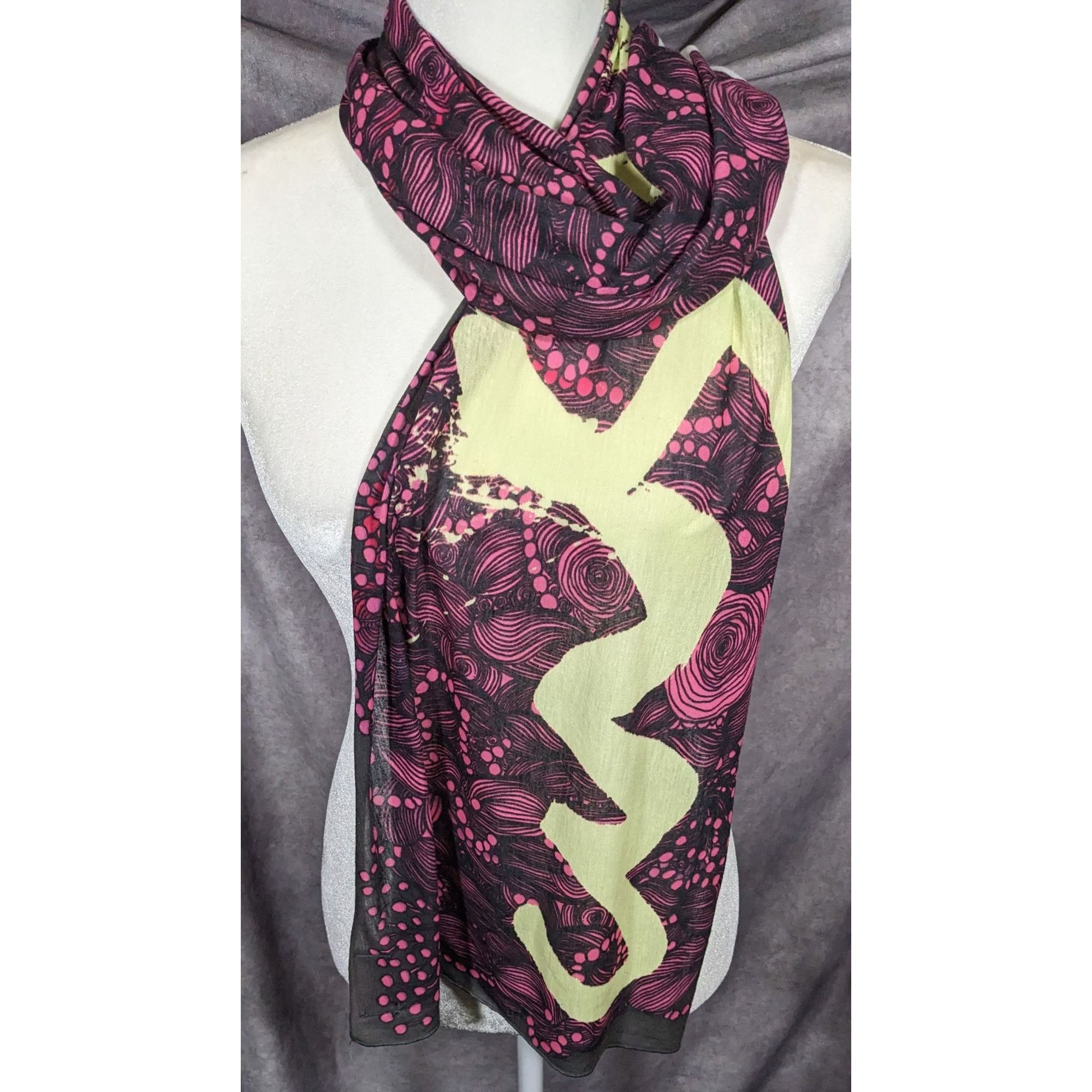 Other Unique Custoline Women's Portrait Art Scarf Size ONE SIZE - 9 Thumbnail