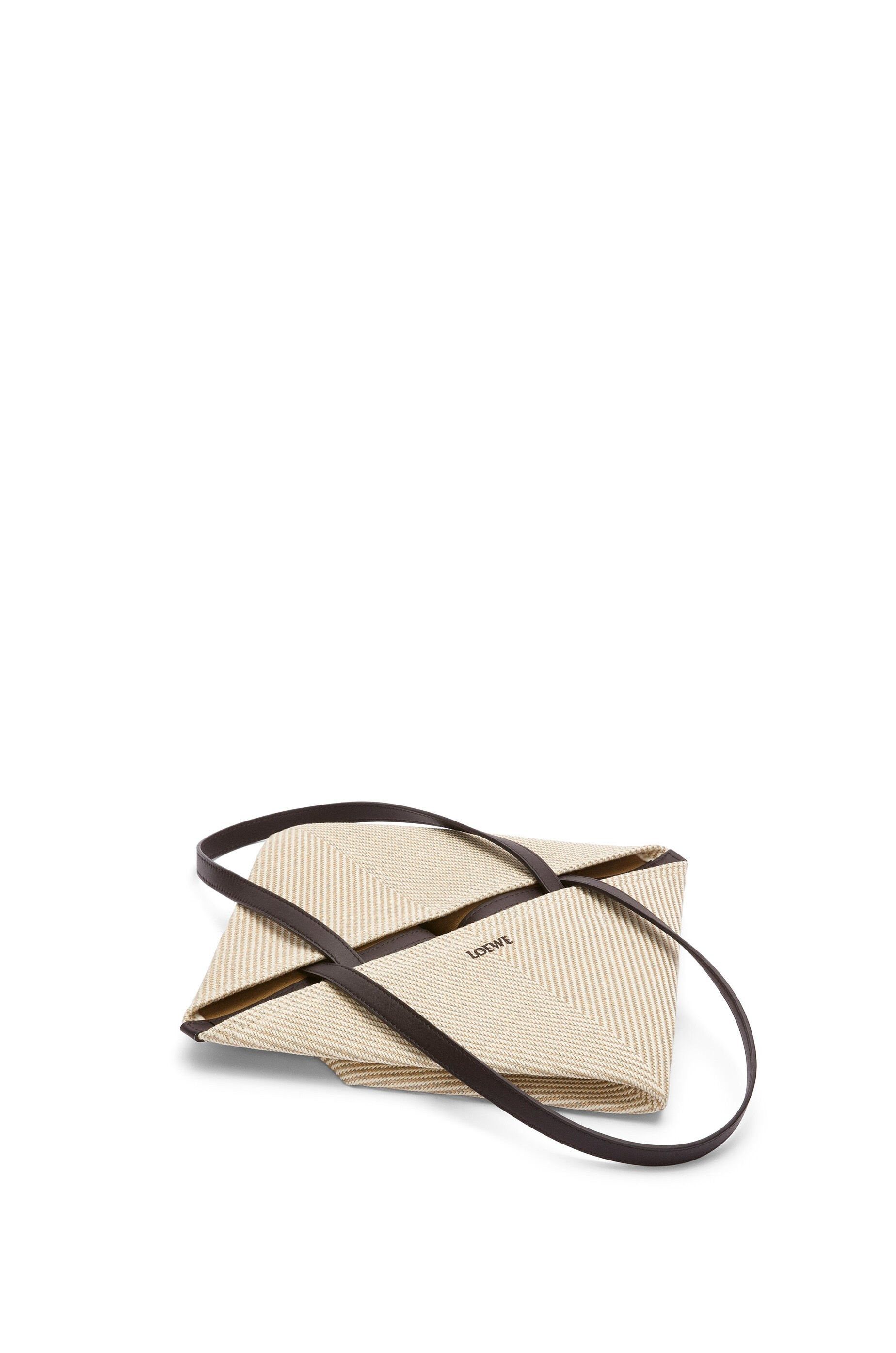 Loewe o1in1g0426 Size:OS/ Medium Puzzle Fold Tote Bag Ecru/Natural Size ONE SIZE - 4 Thumbnail