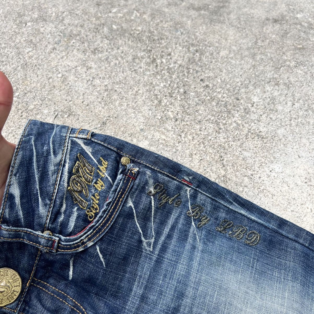 Japanese Brand “REDPEPPER” ACID WASH FLARE JEANS Size 28" / US 6 / IT 42 - 6 Thumbnail