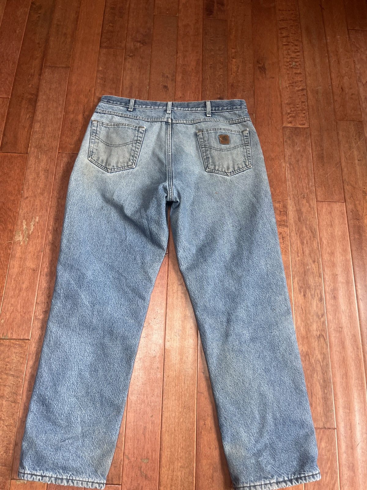 Carhartt Distressed Carhartt Denim (fleece lining) Size US 38 / EU 54 - 2 Thumbnail