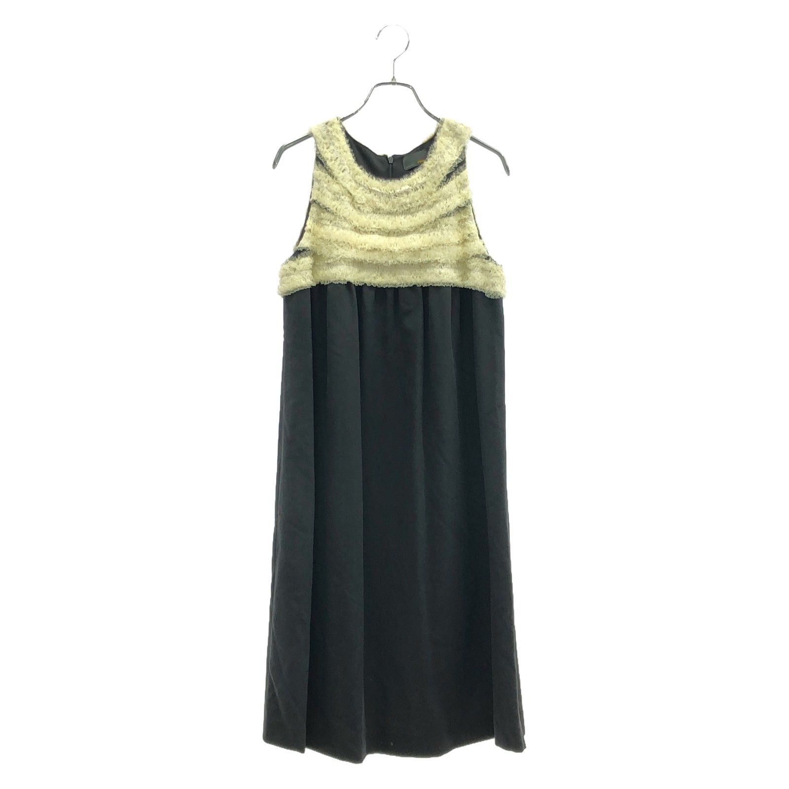 Fendi Fendi Sleeveless Dress One Piece Silk Black Size ONE SIZE - 1 Thumbnail