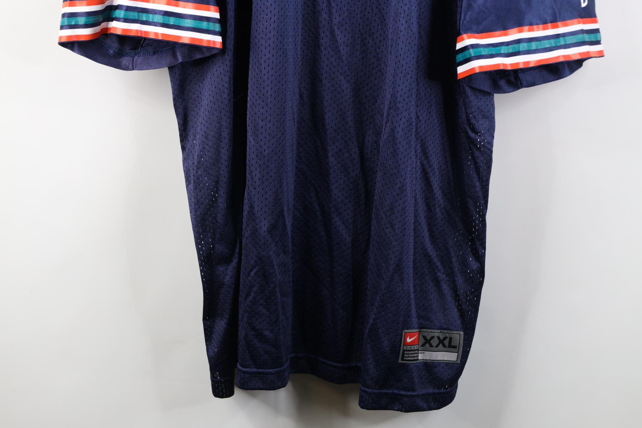 Nike Vintage Y2K Nike Miami Dolphins Jersey Mesh Navy Blue Size US XXL / EU 58 / 5 - 3 Thumbnail