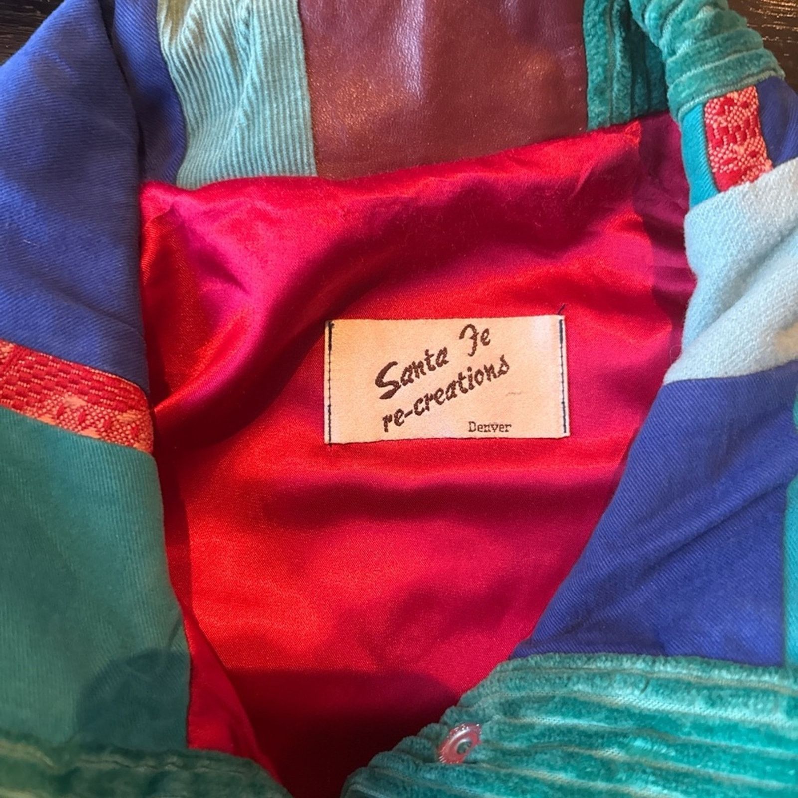 Other Vintage Santa Fe recreations Patchwork Jkt with Fringe Size M / US 6-8 / IT 42-44 - 4 Thumbnail