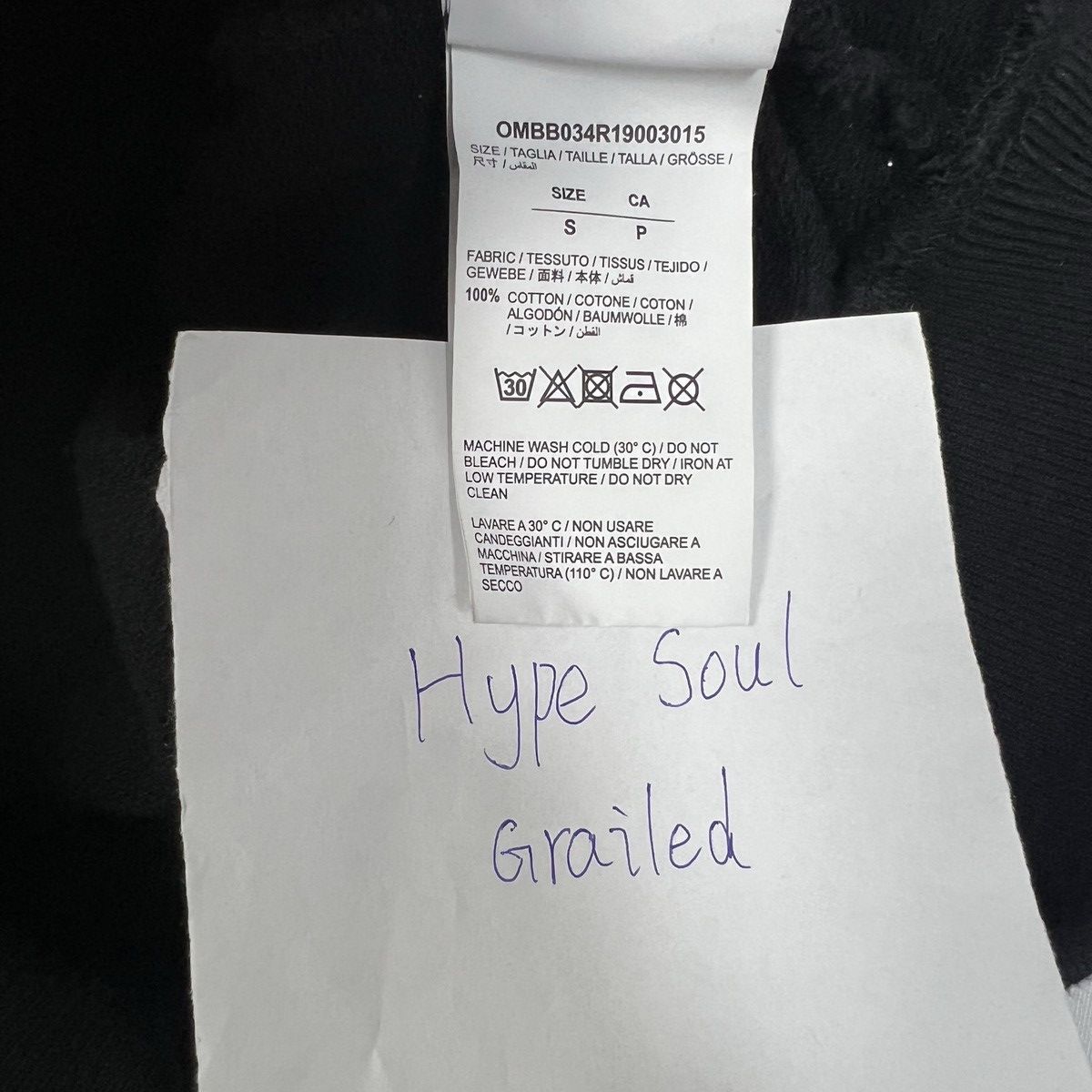 Off-White OFF-WHITE SS19 DIAG STENCIL HOODIE Size US S / EU 44-46 / 1 - 10 Thumbnail