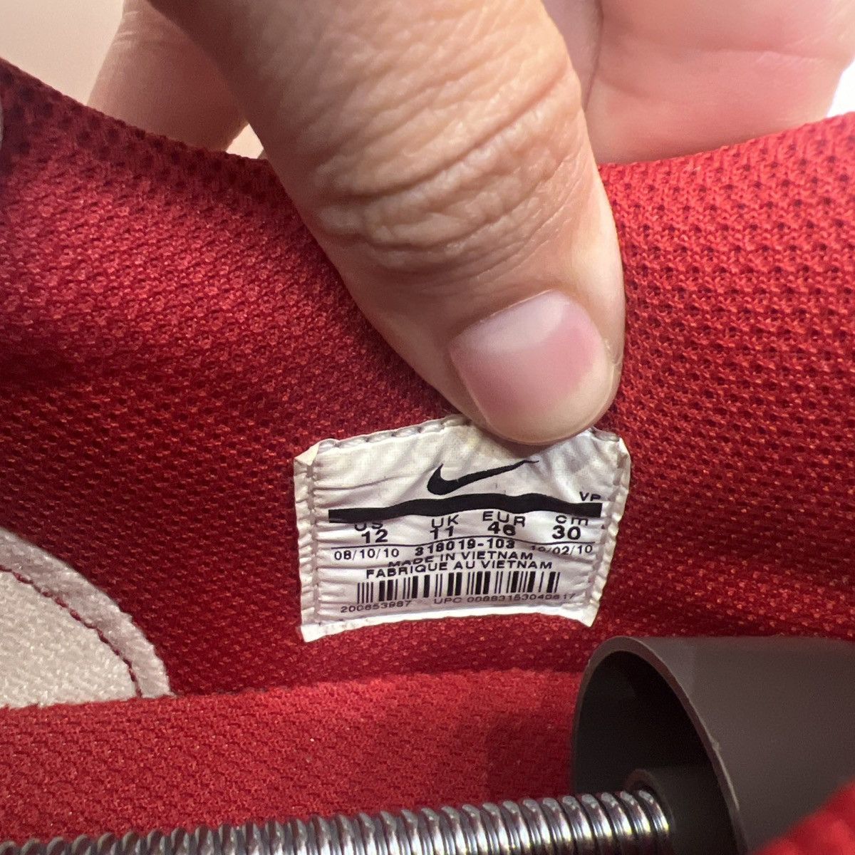 Nike × Vintage 2011 Nike Dunk Low BTTYS - Varsity Red Size US 12 / EU 45 - 7 Thumbnail