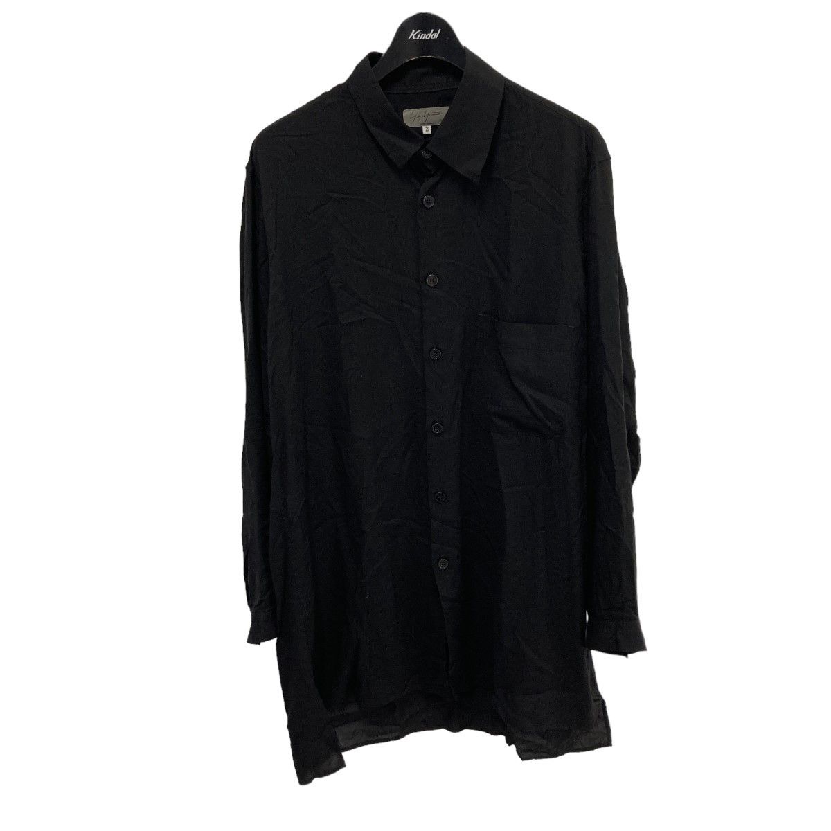 YOHJI YAMAMOTO pour homme collar asymmetrical shirt