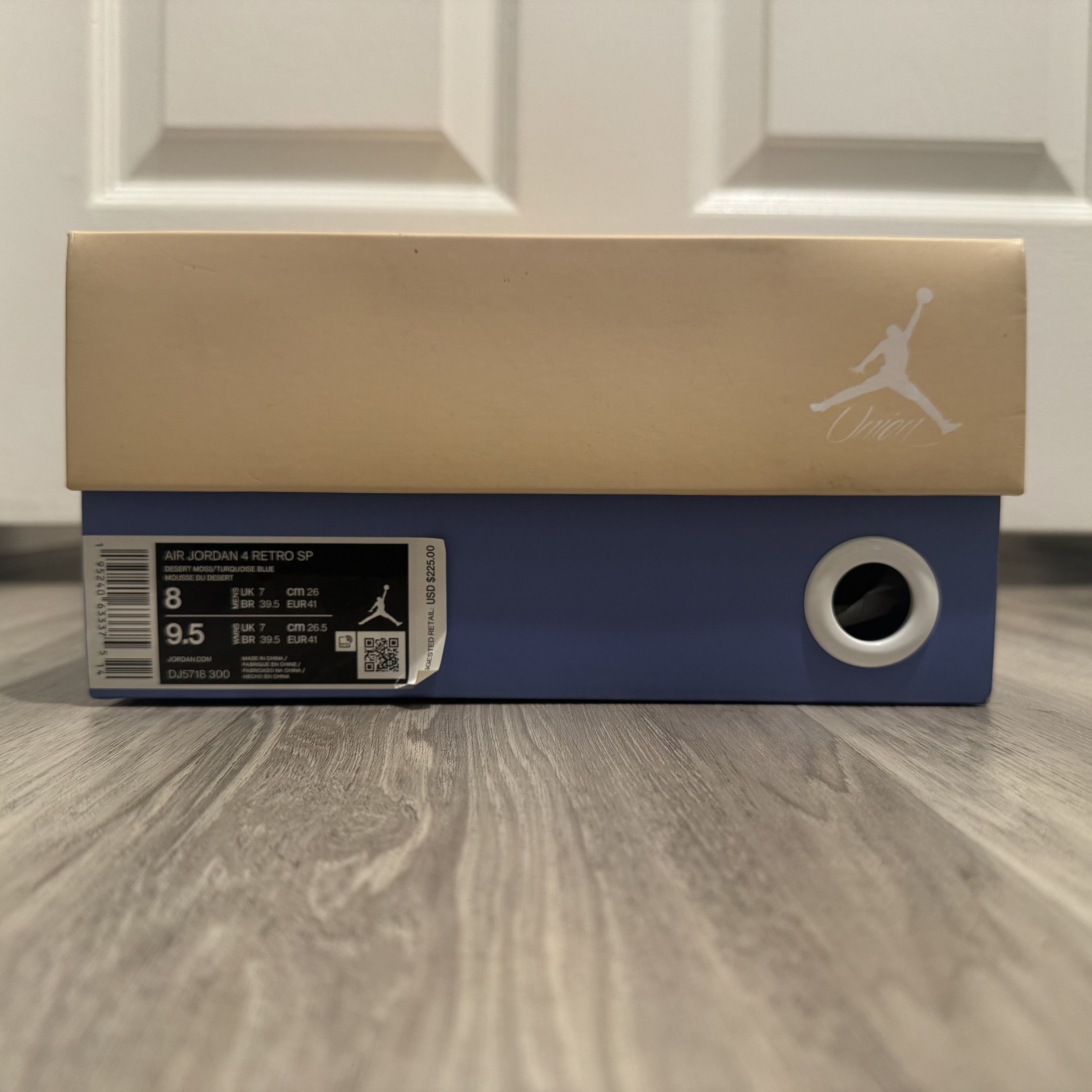 Jordan Brand × Union LA AJ4 x Union 'Desert Moss' Size US 8 / EU 41 - 2 Thumbnail