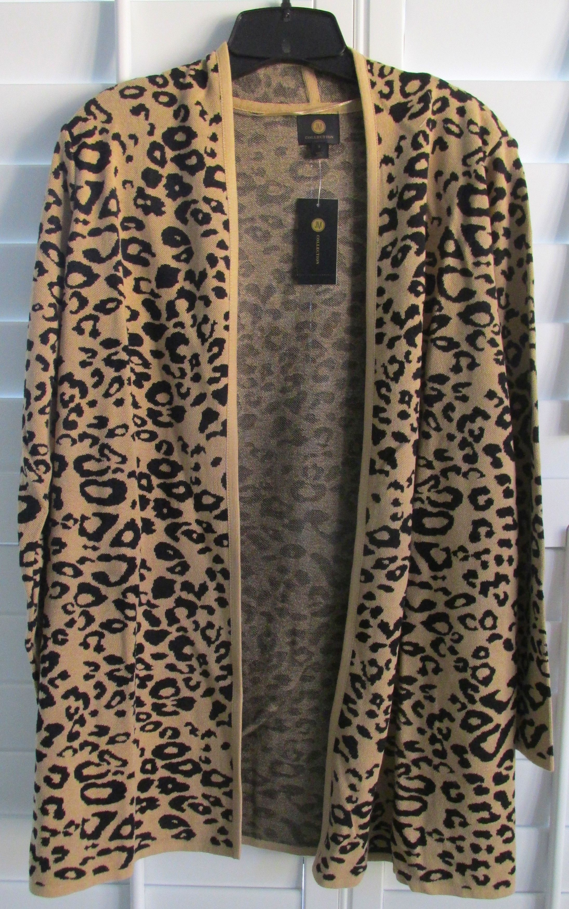 JM Collection JM Collection (NWT) Women's Open Front Cardigan Sweater Size S / US 4 / IT 40 - 1 Thumbnail