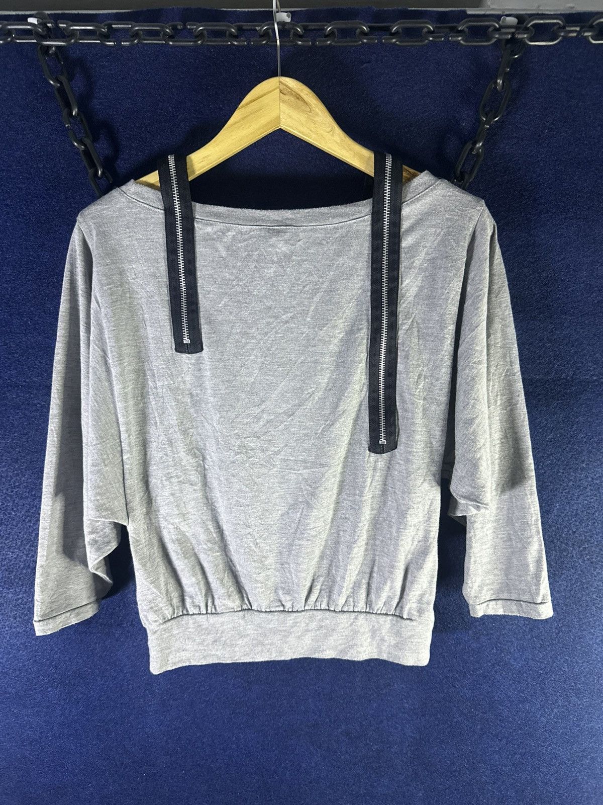 Japanese Brand Shisky Crop Longsleeve Balenciaga Style Size M / US 6-8 / IT 42-44 - 8 Thumbnail