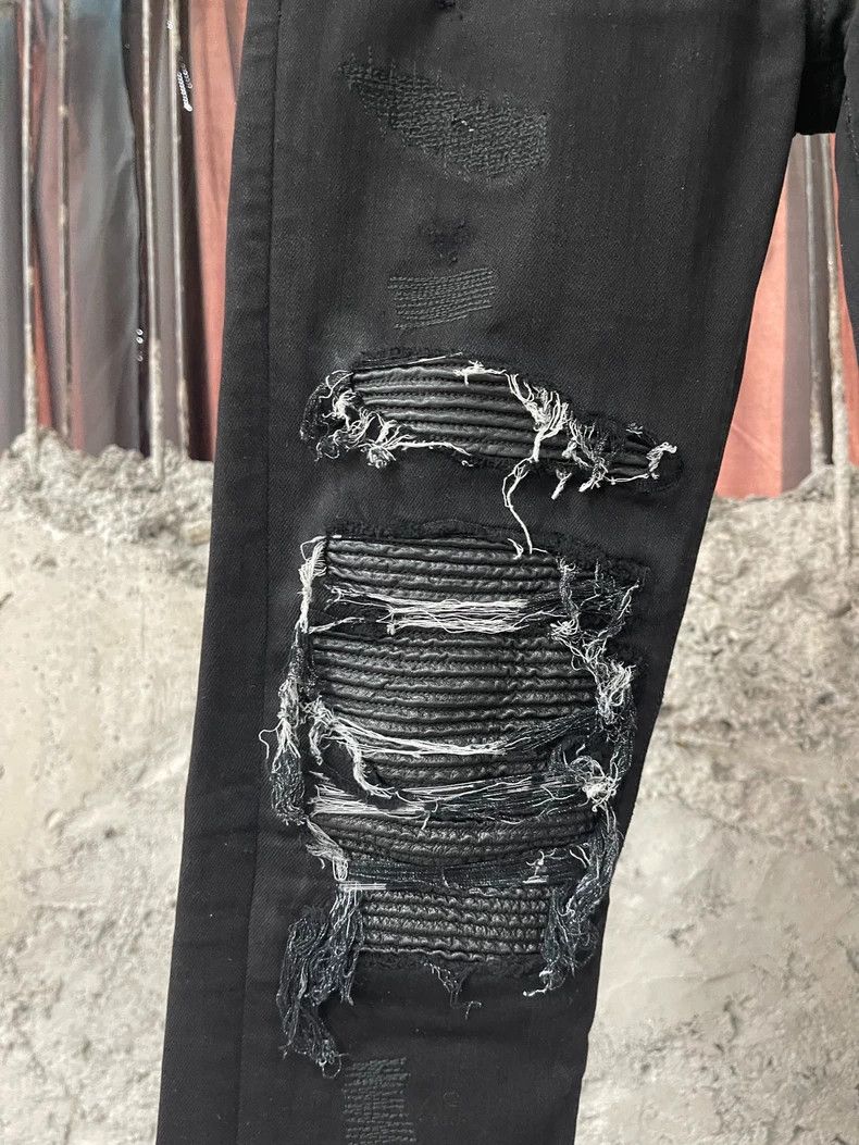 Amiri Amiri MX1 leather patched jeans Size US 29 - 5 Thumbnail