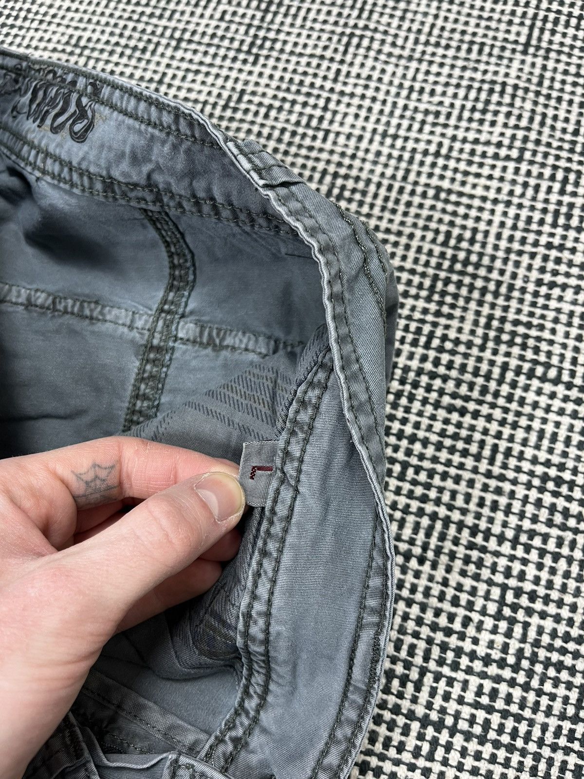 If Six Was Nine TuoGu multipocket cargo tactical pants bondage studded y2k Size US 32 / EU 48 - 6 Thumbnail