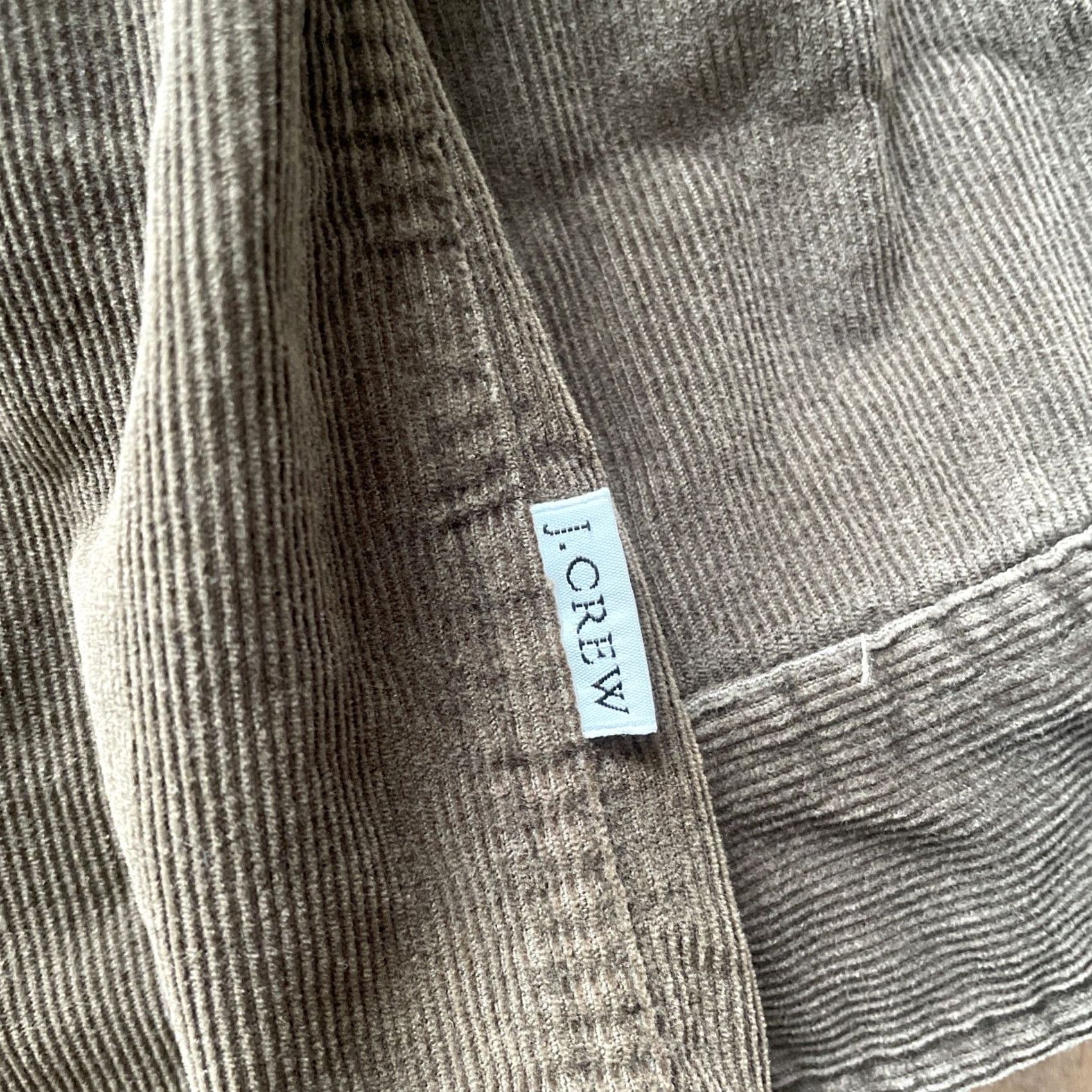 J.Crew VINTAGE J.CREW Corduroy Shacket Shirt Jacket Men XLT Tall Brown Button-Up 90s Western Casual Size US XL / EU 56 / 4 - 4 Thumbnail