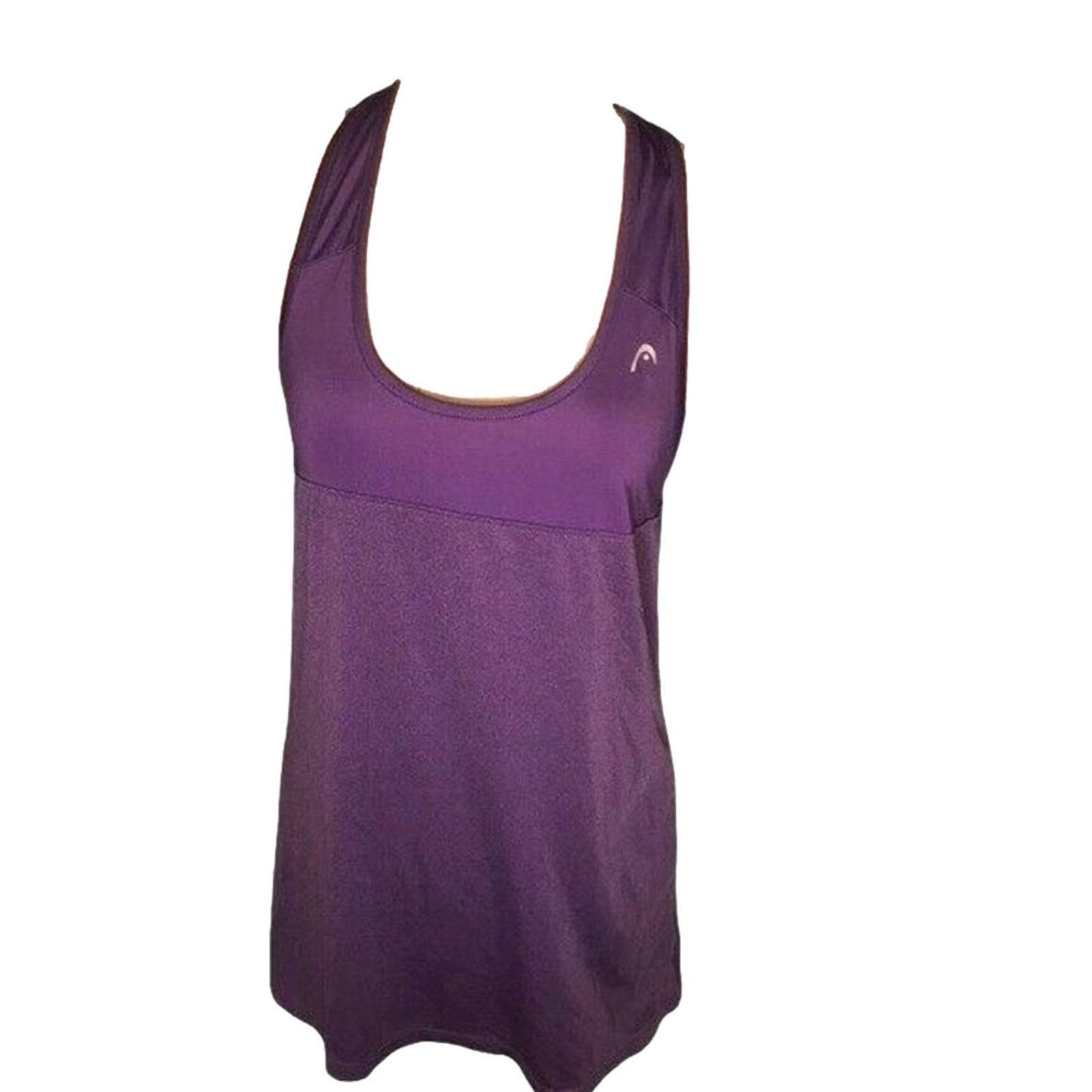 Other Athletic Tennis Training Racerback Purple Tank Top HEAD M Size M / US 6-8 / IT 42-44 - 2 Thumbnail