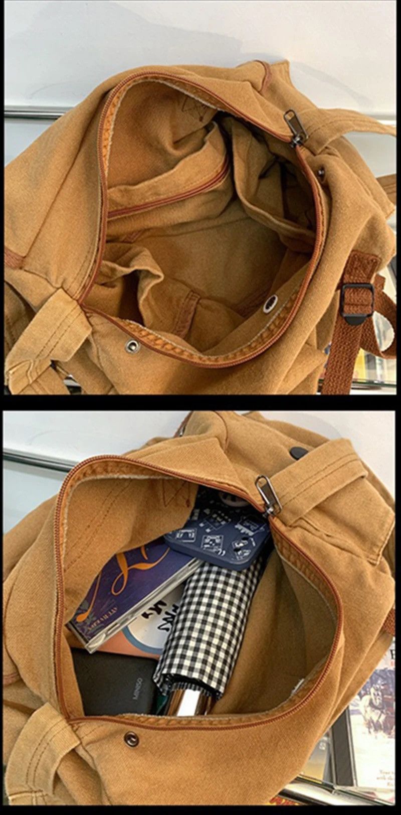 Vintage Utility grunge military messenger shoulder bag Size ONE SIZE - 10 Thumbnail
