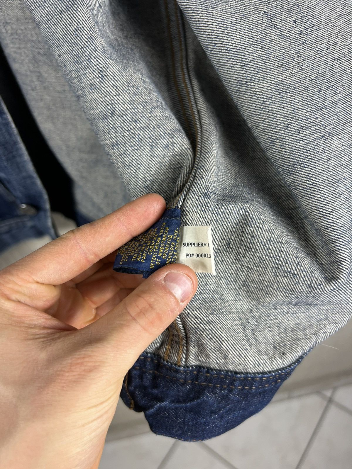 Ralph Lauren Vintage Polo Ralph Lauren thrashed distressed denim jacket Size US XXL / EU 58 / 5 - 24 Thumbnail