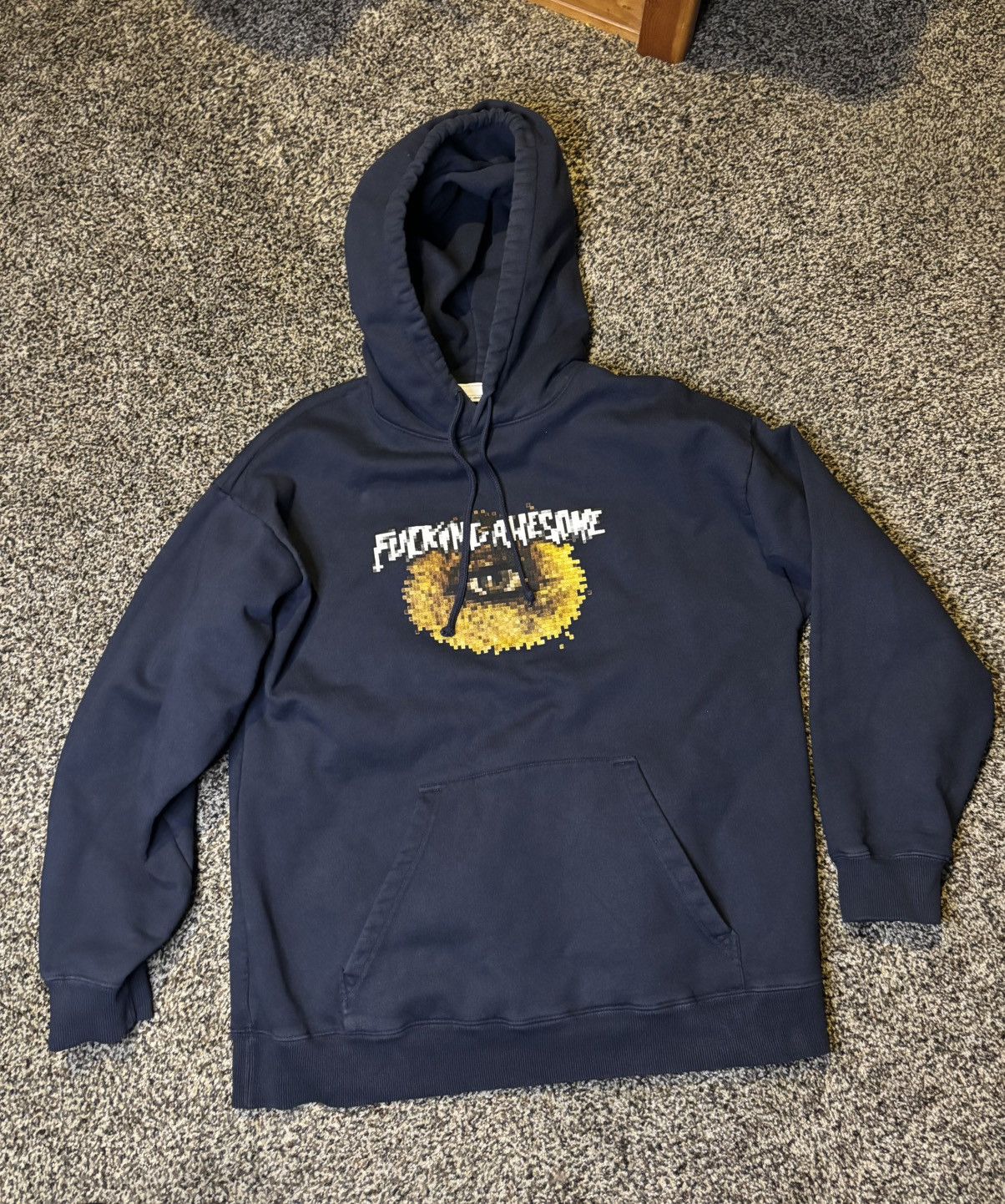 Fucking Awesome Fucking Awesome Pixel Eye Hoodie ‘navy’ Size US XL / EU 56 / 4 - 1 Thumbnail