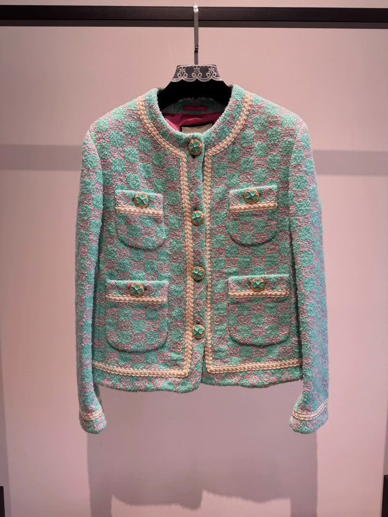Gucci Gucci Tiffany Blue Logo Jacket- DMC Size US M / EU 48-50 / 2 - 1 Thumbnail