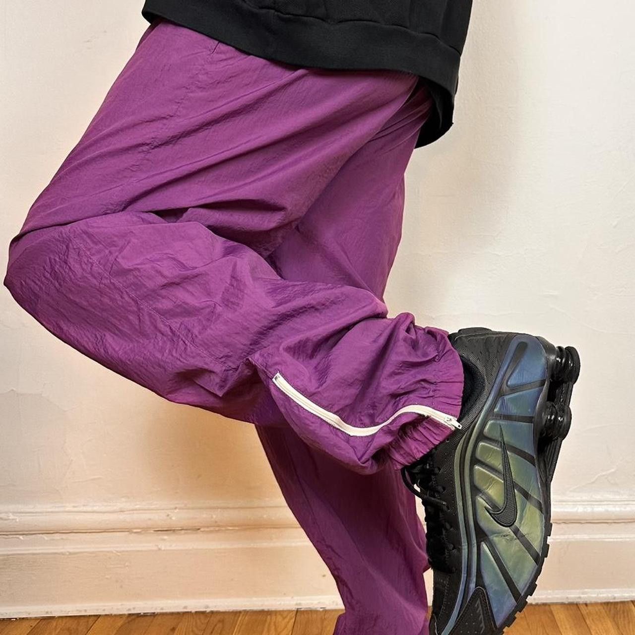 Cherokee Vintage Cherokee Purple Nylon Joggers - XL Size US 34 / EU 50 - 6 Thumbnail