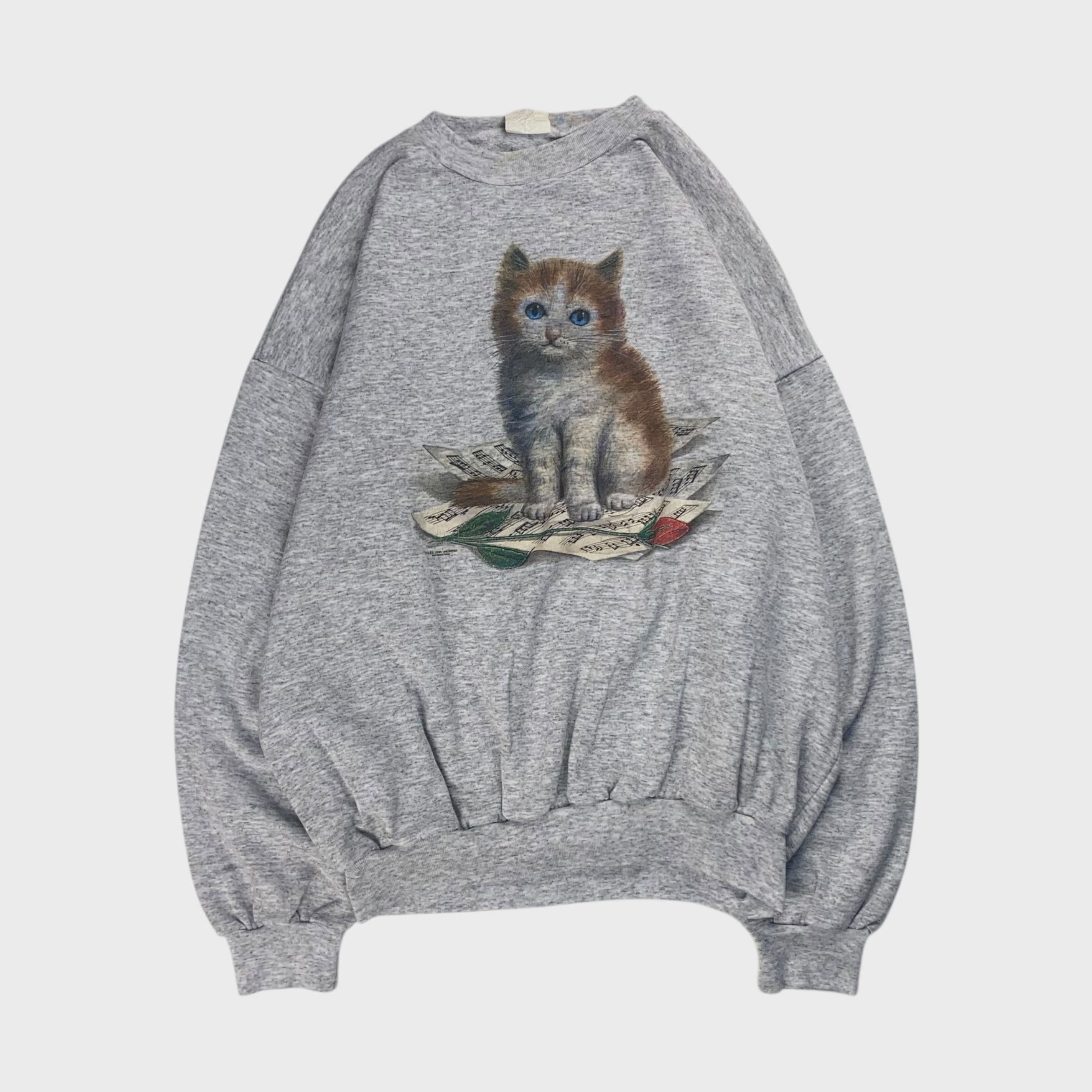 Vintage unknown 90s Sweatshirt Gray Size M Size US M / EU 48-50 / 2 - 1 Thumbnail