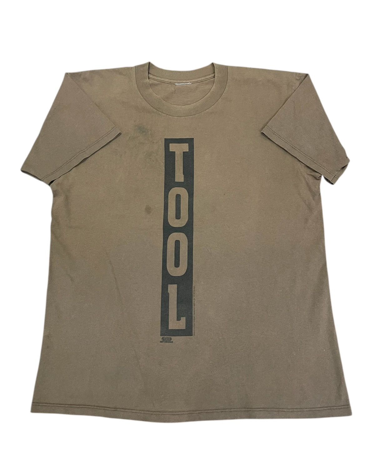 Vintage Vintage 90s Tool Mocha Brown Band Tee by Artimonde / Giant Size US L / EU 52-54 / 3 - 1 Thumbnail