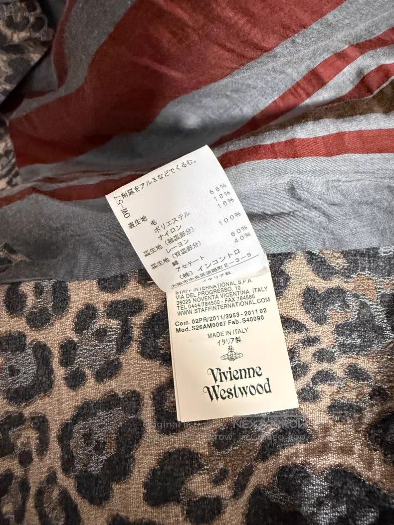 Vivienne Westwood Vivienne Westwood Vintage Leopard Print Asymmetrical Lapel Size M / US 6-8 / IT 42-44 - 7 Thumbnail