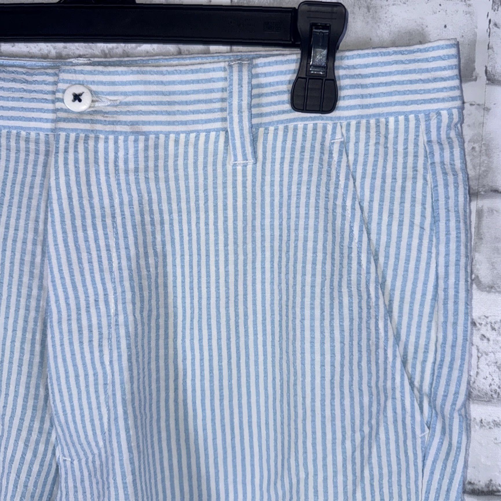 Footjoy FootJoy Shorts Men Size 32 Blue Striped Chino Casual Men’s Size US 32 / EU 48 - 2 Thumbnail