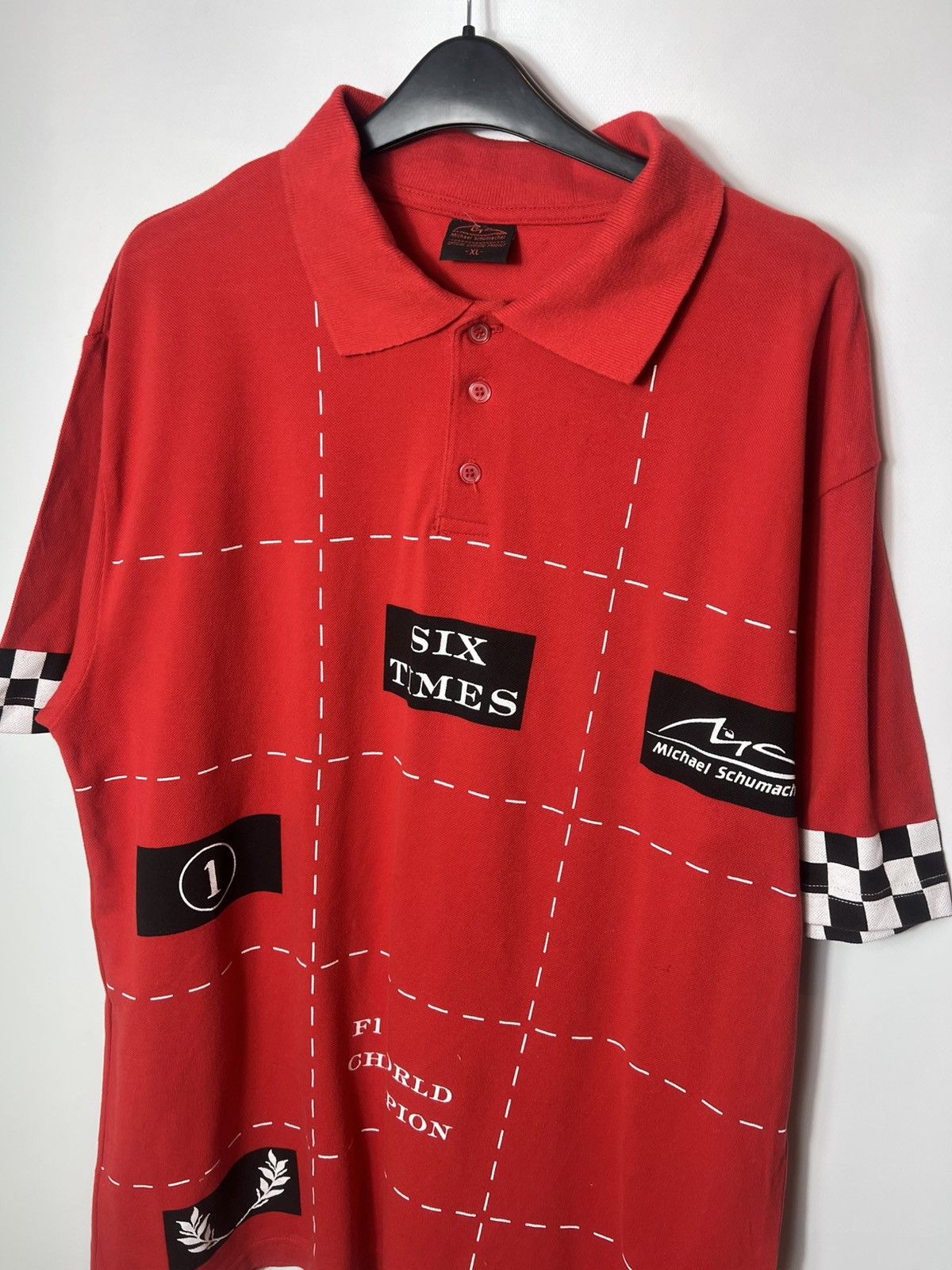 Ferrari Vintage Michael Schumacher 2003 Racing F1 World Champion tee Size US XL / EU 56 / 4 - 6 Thumbnail