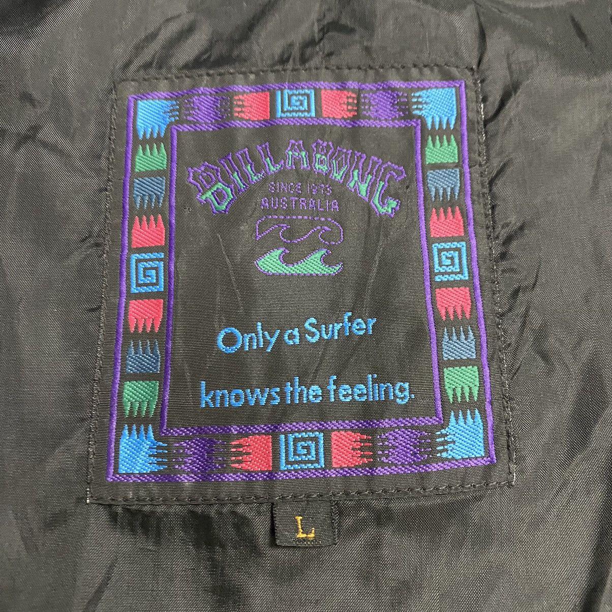 Billabong × Vintage Billabong 90s Fleece zipper hoodie Size US L / EU 52-54 / 3 - 15 Thumbnail