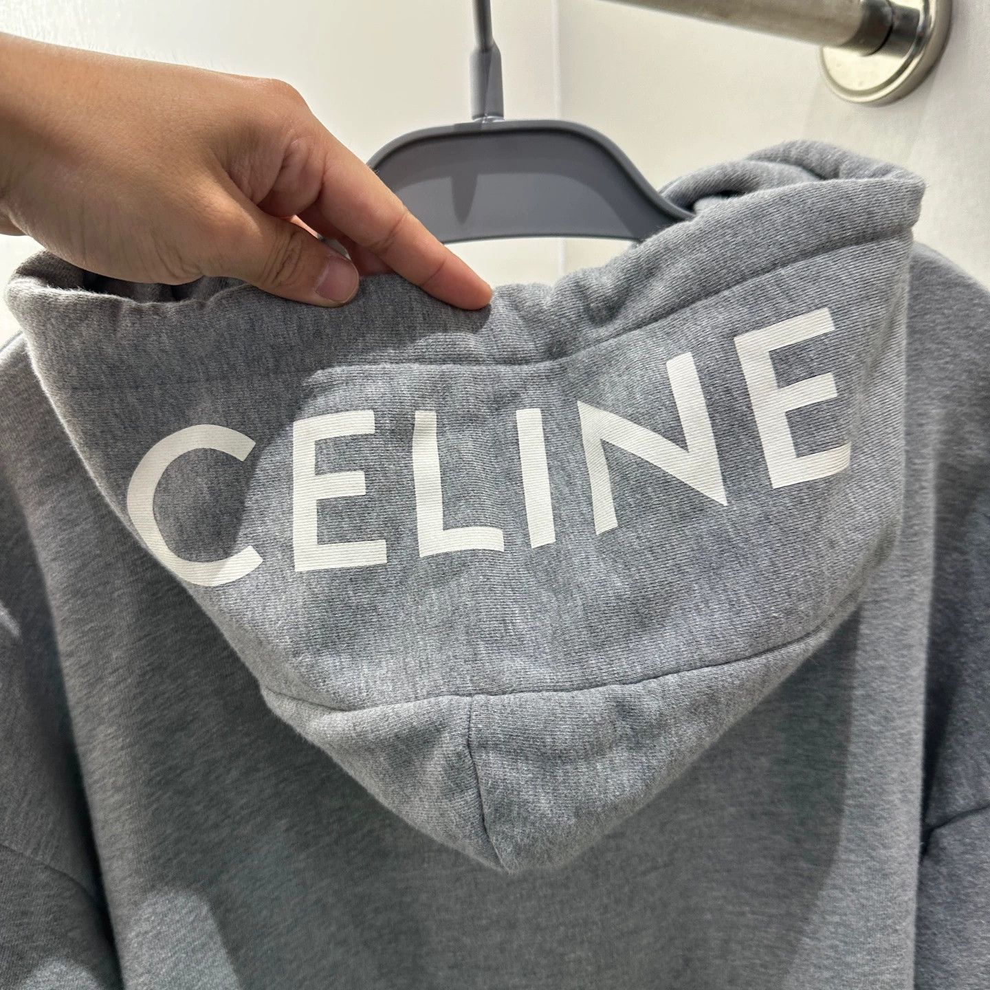 Celine Celine apr501 Logo Hooded Zip-Up Jacket M Cotton Size M / US 6-8 / IT 42-44 - 8 Thumbnail