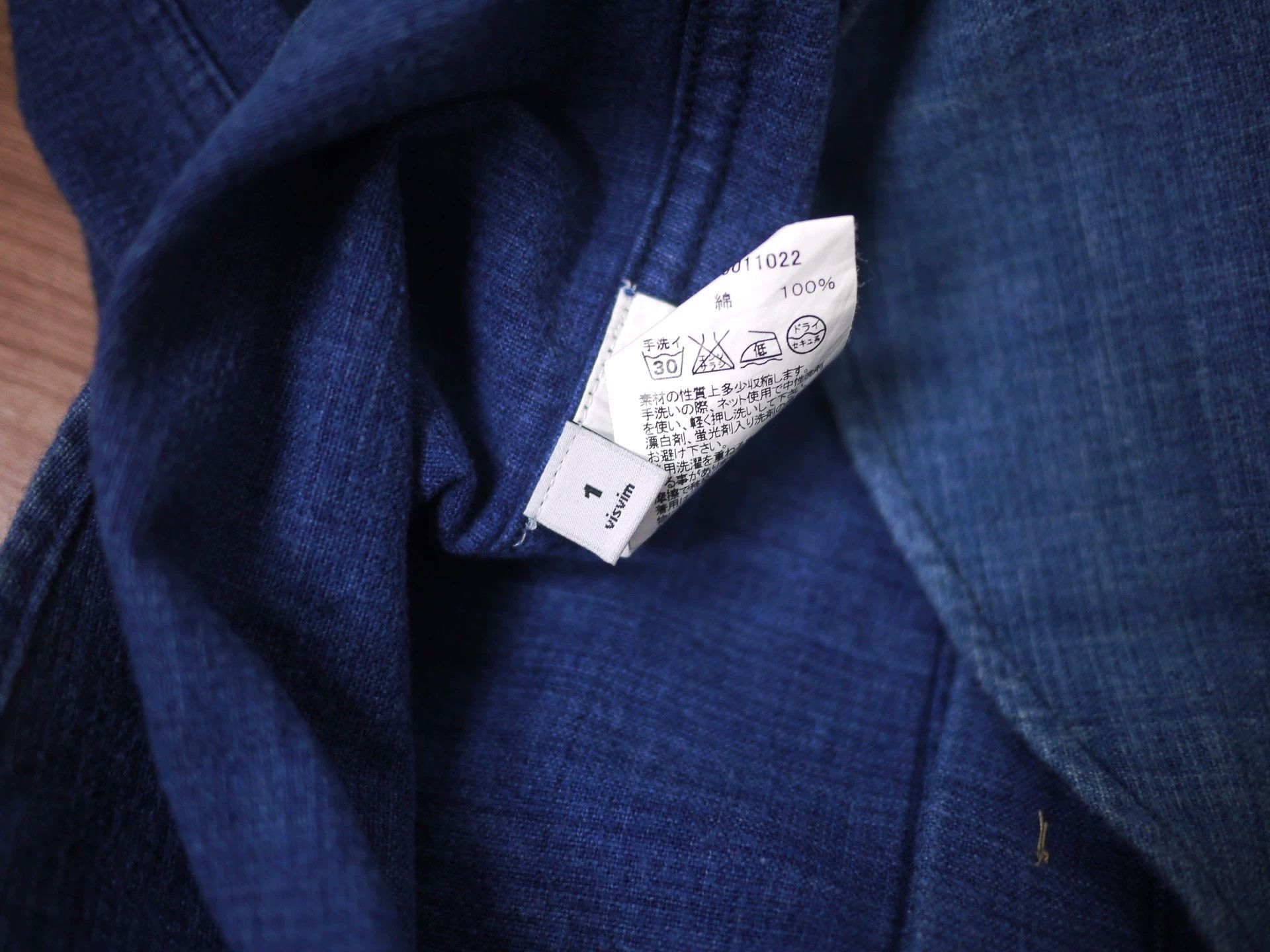Visvim men's VISVIM Black Elk Flannel Shirt Indigo 1 Size US S / EU 44-46 / 1 - 7 Thumbnail