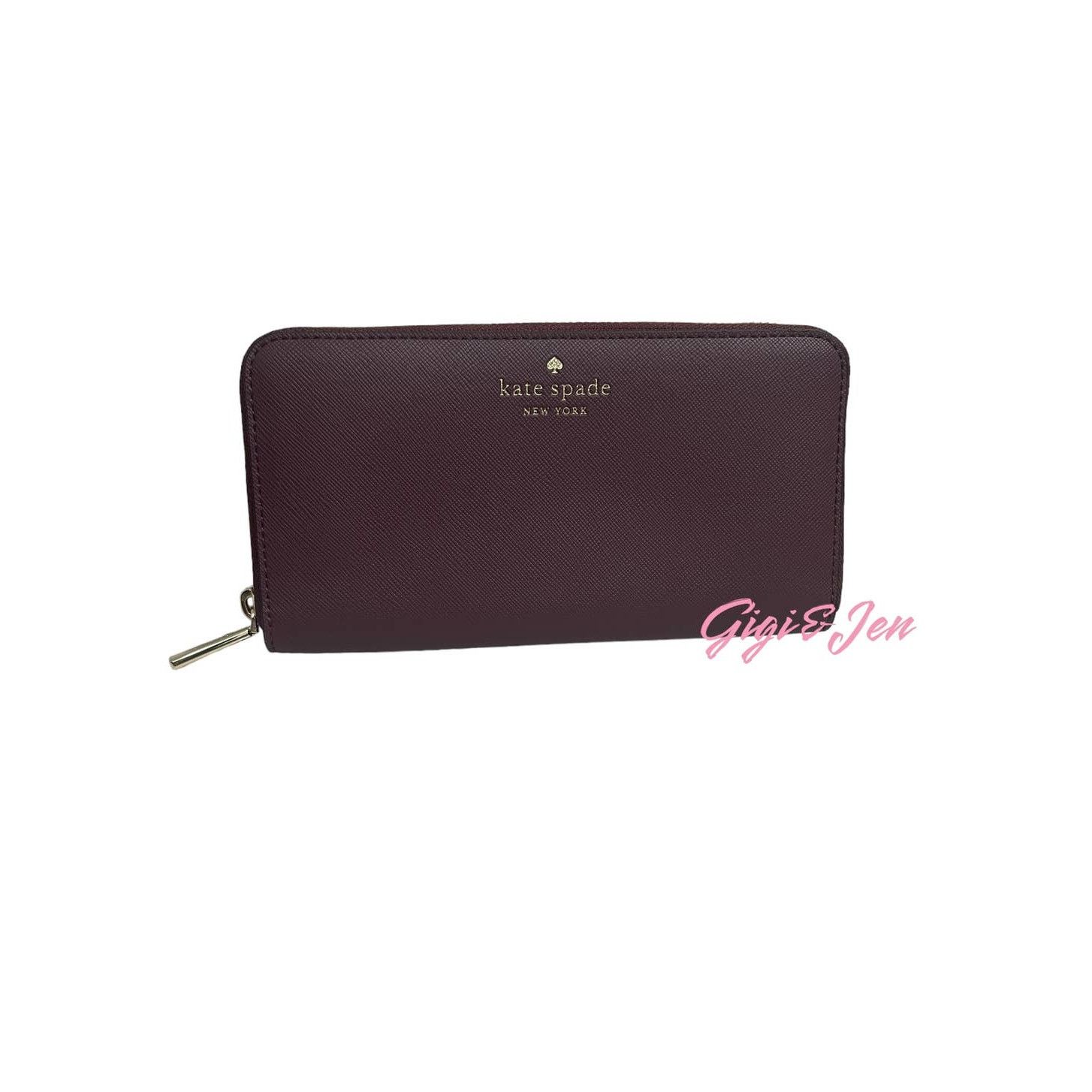 Kate Spade Kate Spade Schuyler Large Continental Wallet Cherrywood New Size ONE SIZE - 1 Thumbnail