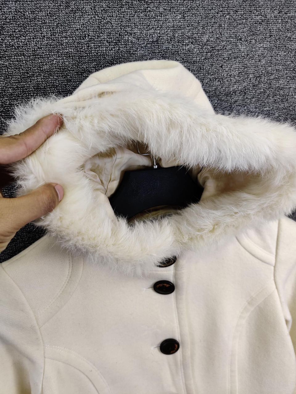 Burberry Vintage Burberry Blue Label Angora Rabbit Fur Coat Size S / US 4 / IT 40 - 13 Thumbnail