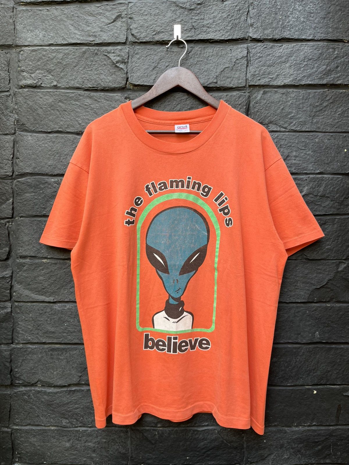 Band Tees Vintage The Flaming Lips Believe alien workshop 90s Size US XL / EU 56 / 4 - 1 Thumbnail