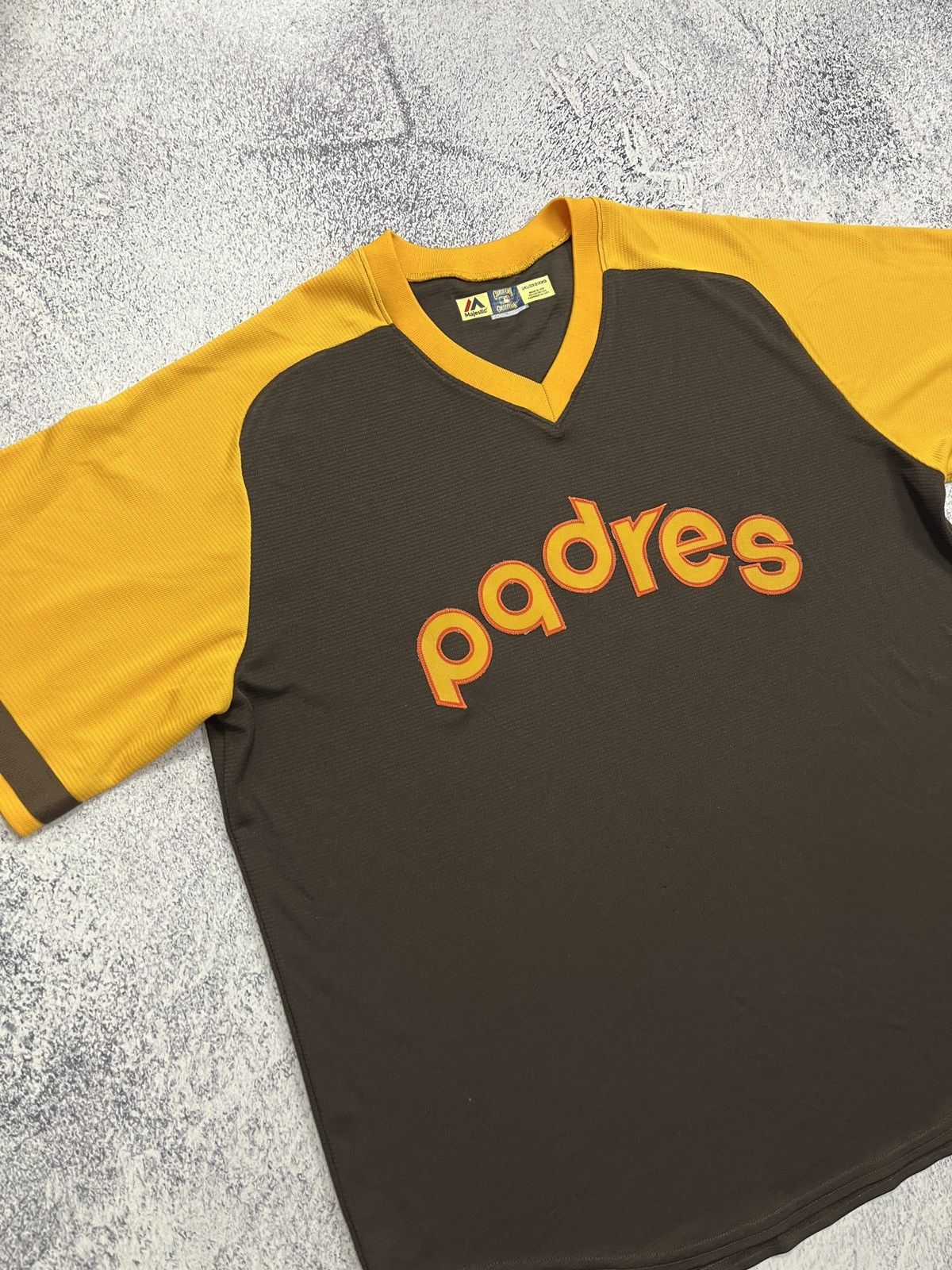 MLB × Majestic × Vintage Vintage Baseball San Diego MLB Majestic Padres Jersey Size US XXL / EU 58 / 5 - 3 Thumbnail