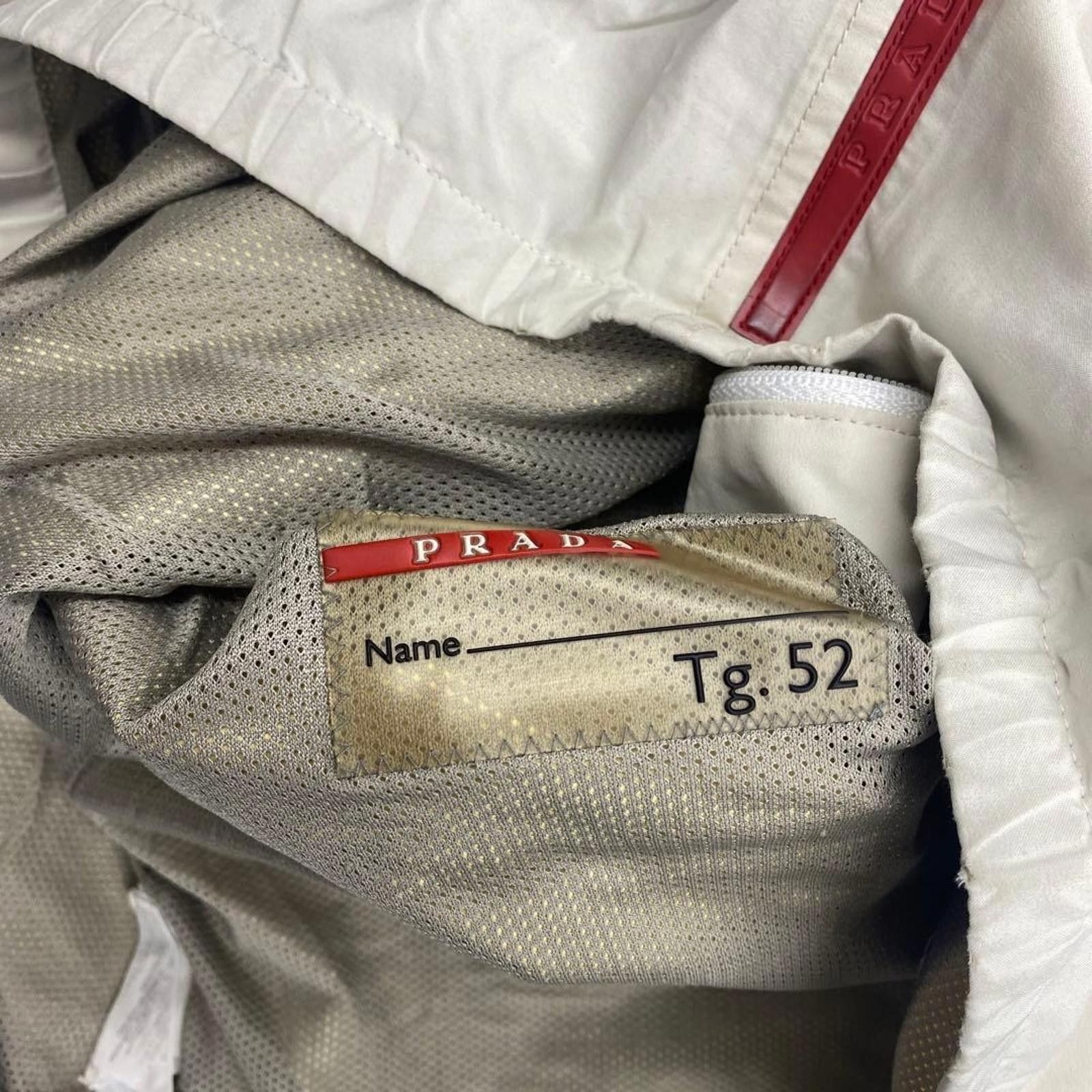 Prada Prada - Mens White Polyester Jacket Size 52 Size US L / EU 52-54 / 3 - 4 Thumbnail