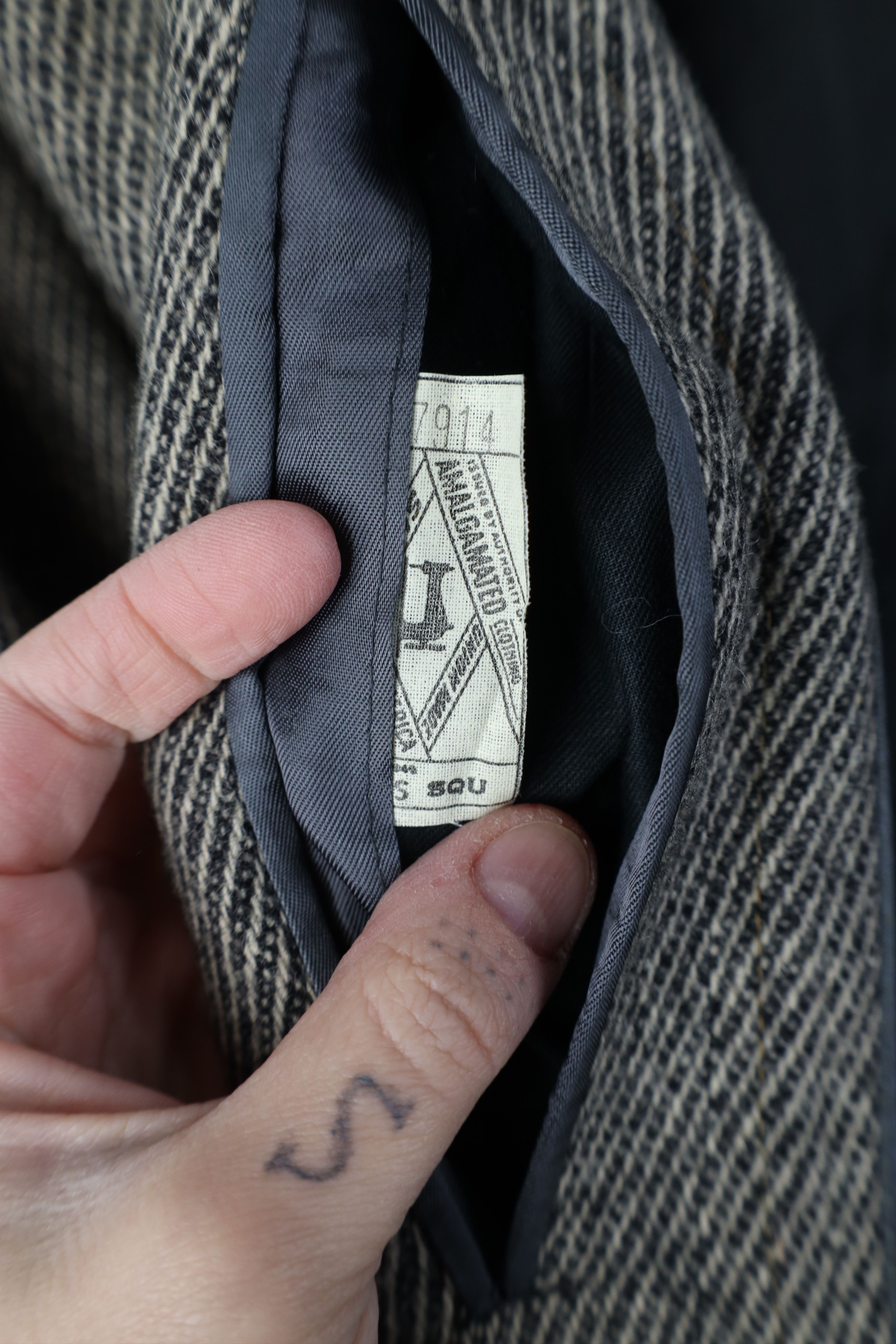 Vintage Vintage 50s Streetwear Lined Overcoat Jacket Gray USA Size US XXL / EU 58 / 5 - 11 Thumbnail