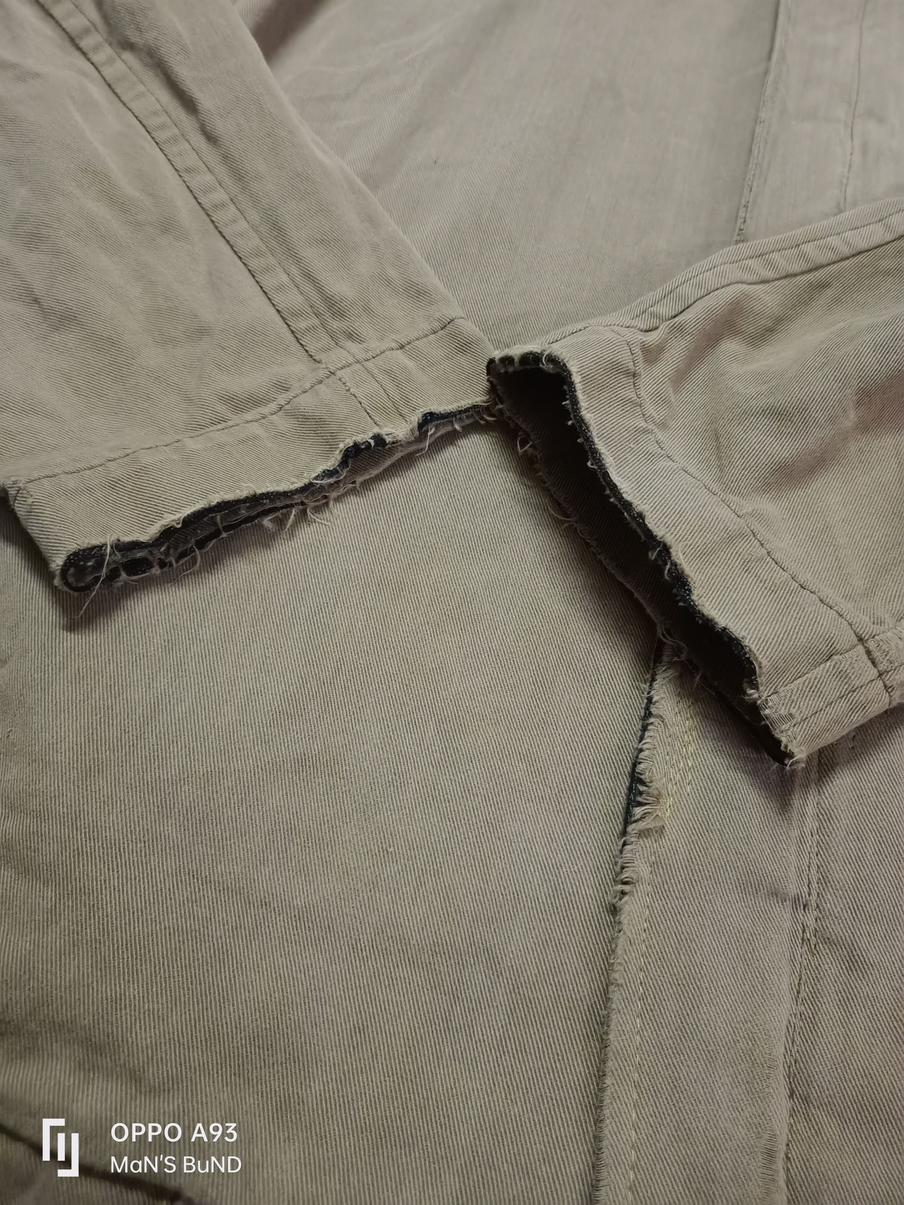 Japanese Brand Y's X Yohji Yamamoto distressed cotton jacket.. Size US M / EU 48-50 / 2 - 7 Thumbnail