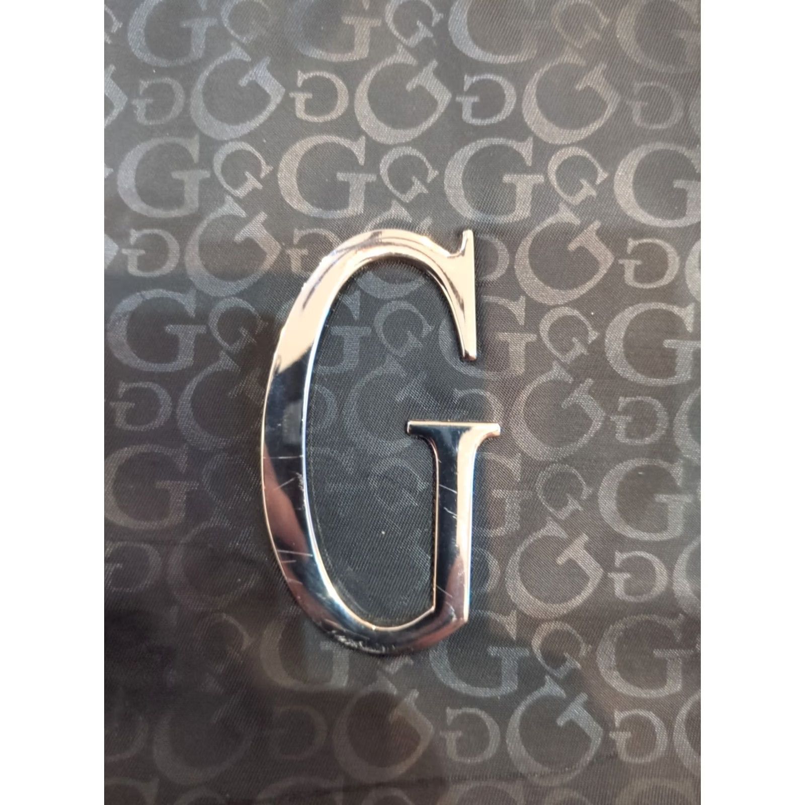 Guess GUESS Plummer Satchel Nylon Bag Purse Black Women Medium Satchel/Top Handle Bag Women's Medium Black Nylon GUESS Plummer" Size ONE SIZE - 5 Thumbnail