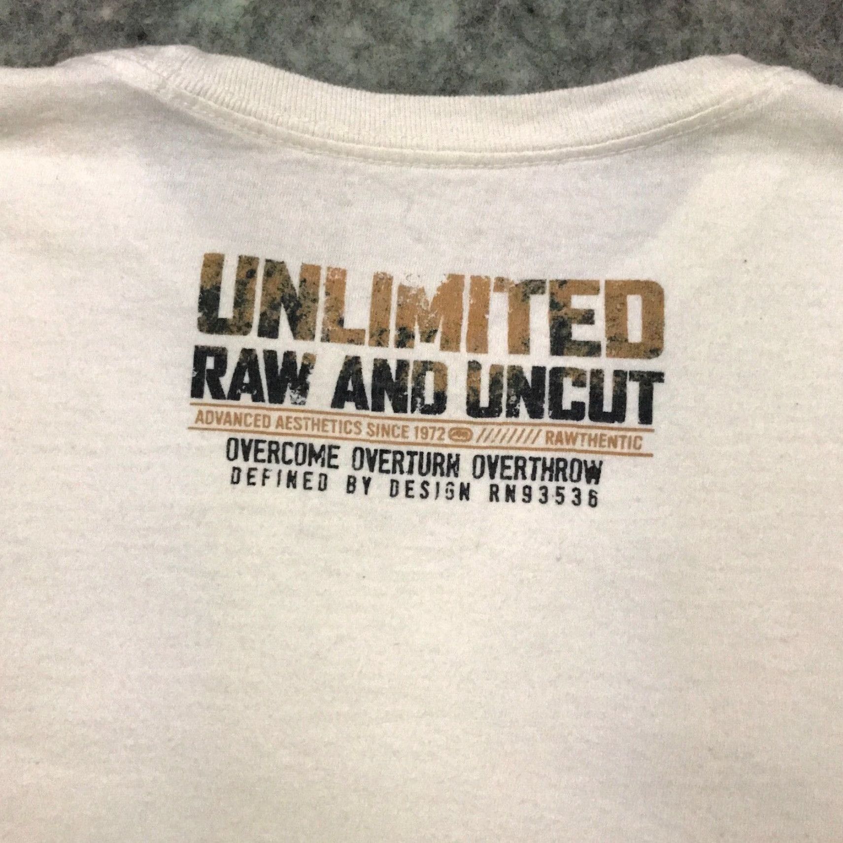 Ecko Unltd. Ecko Unltd Shirt Mens L White City Graffiti T-Shirt Crew Neck Short Sleeve Hip Hop Street Size US L / EU 52-54 / 3 - 6 Thumbnail